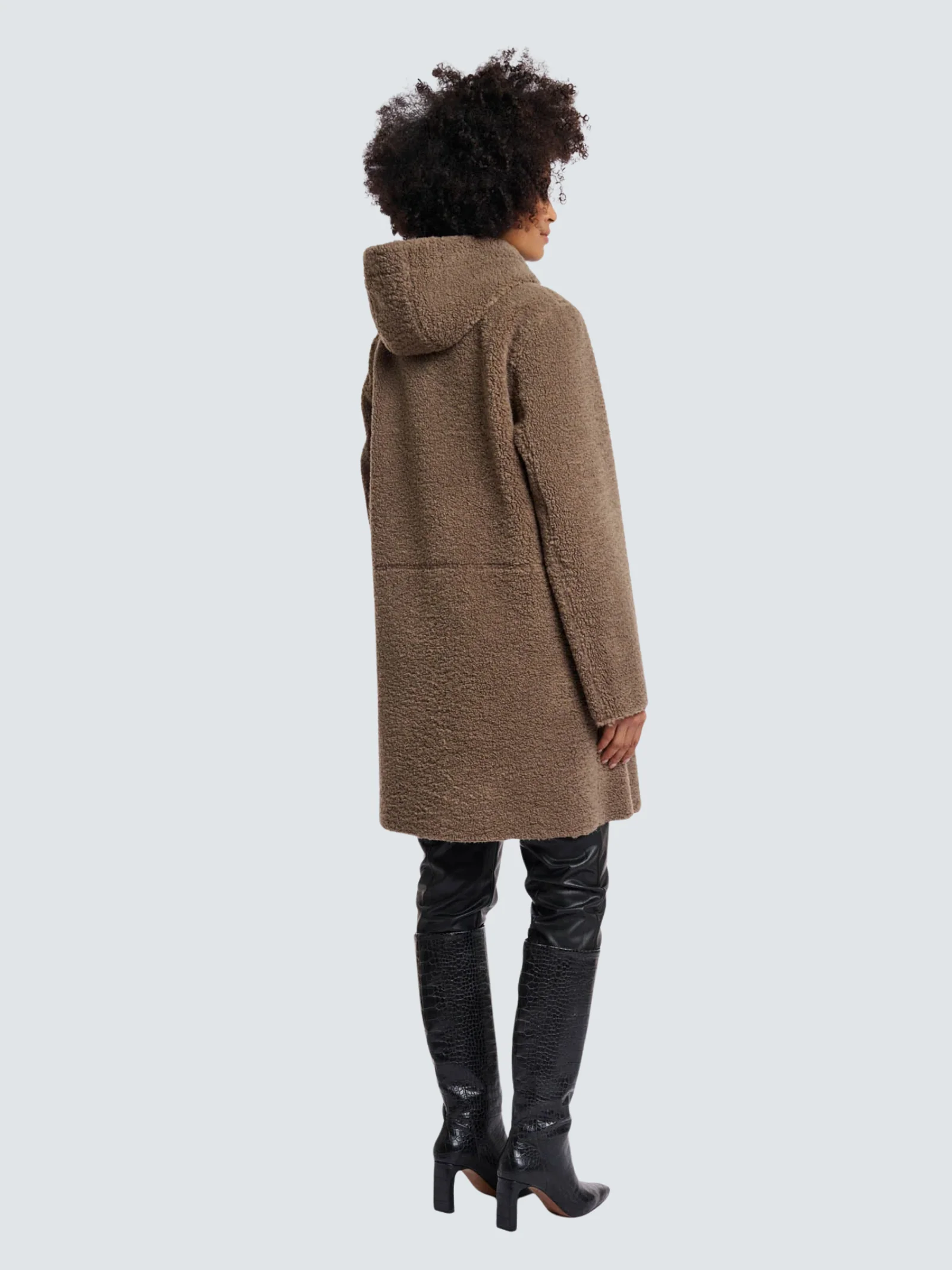 Cappotto "Reversible coat" Rino & Pelle marrone - Image 4