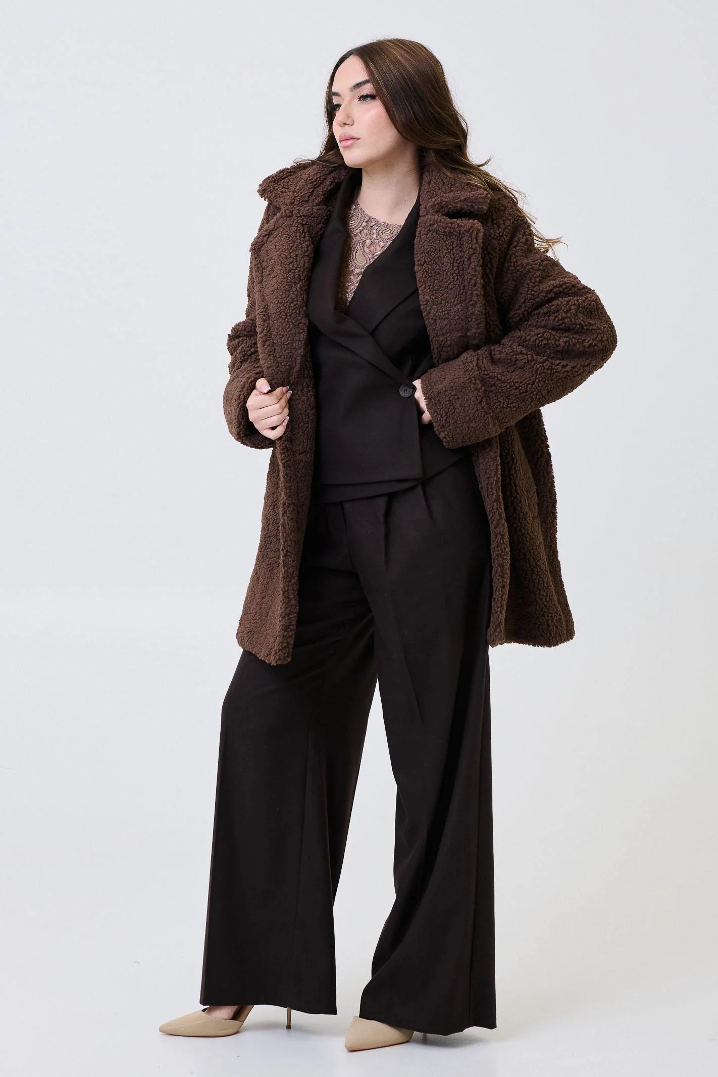 Cappotto teddy Armoire tabacco - Image 2