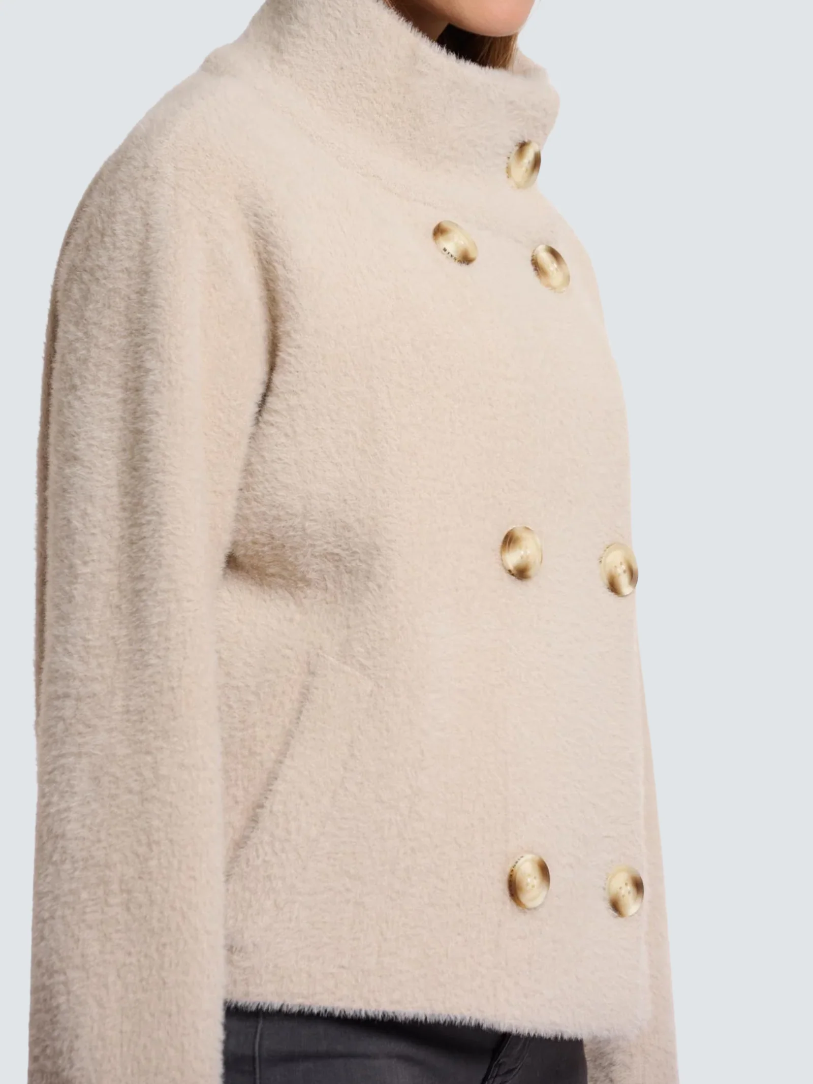 Cardigan "Beth" Rino & Pelle sabbia - Image 2
