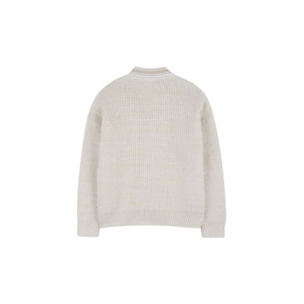 Cardigan Boss bianco con scollo a V - Image 2
