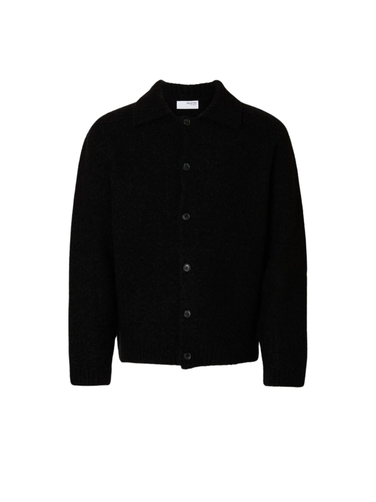 Cardigan bouclè Selected nero