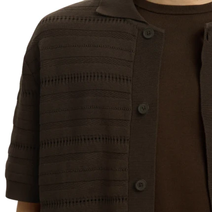 Cardigan Selected marrone - Image 4