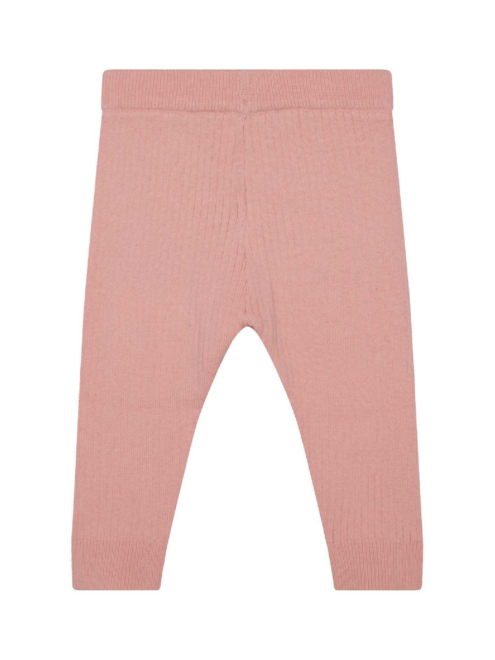 Leggings a costine rosa - Image 2