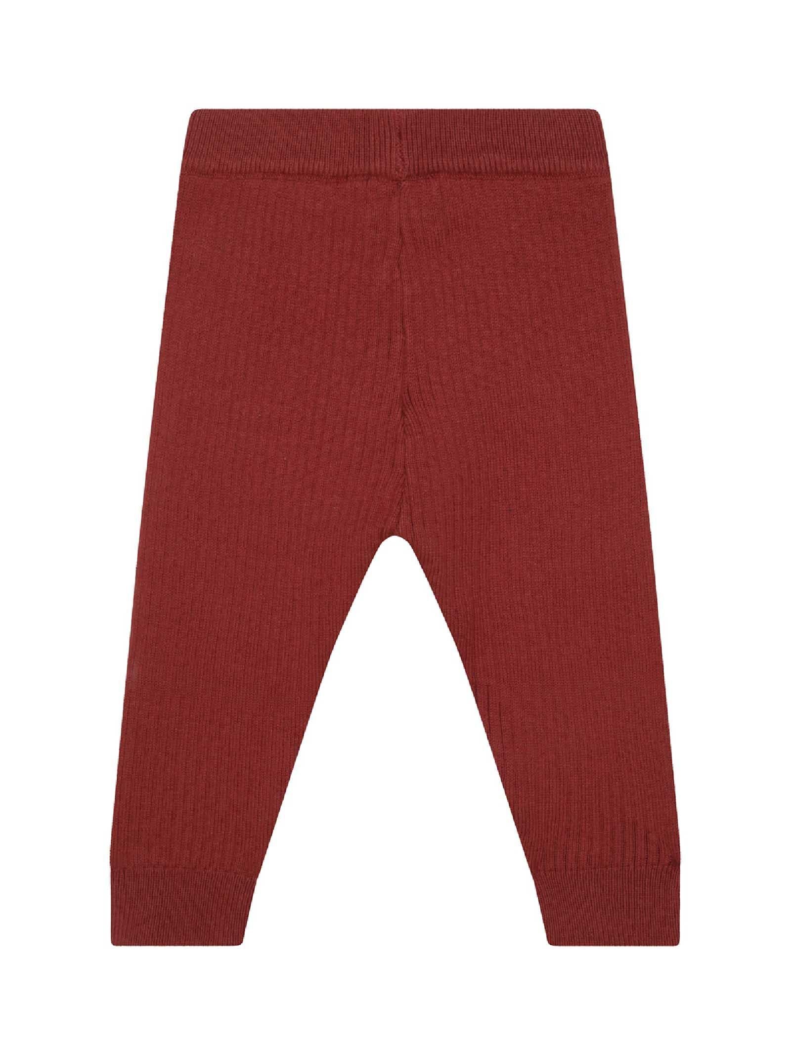 Leggings ruggine a costine - Image 2