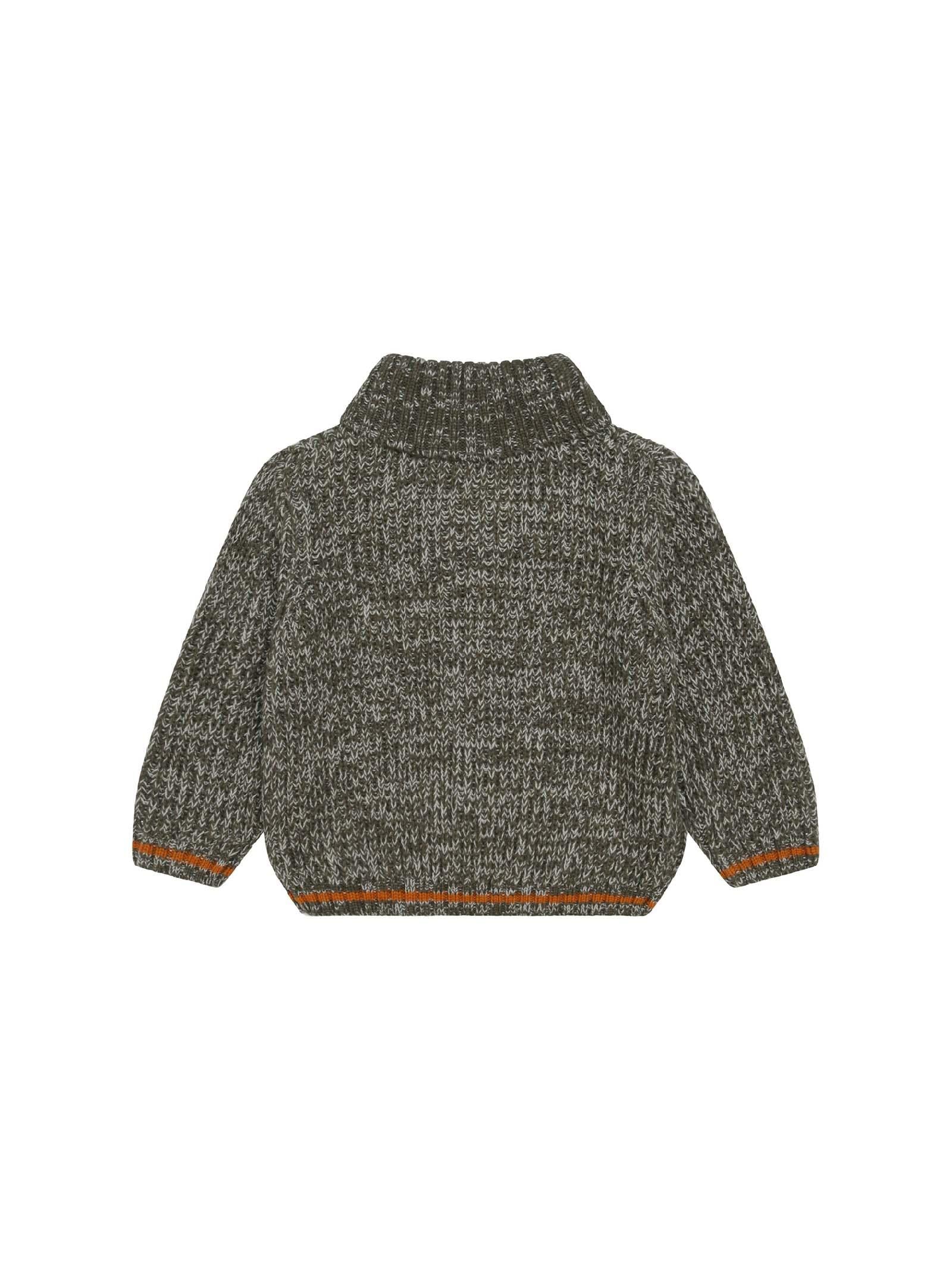 Maglione verde melange - Image 2