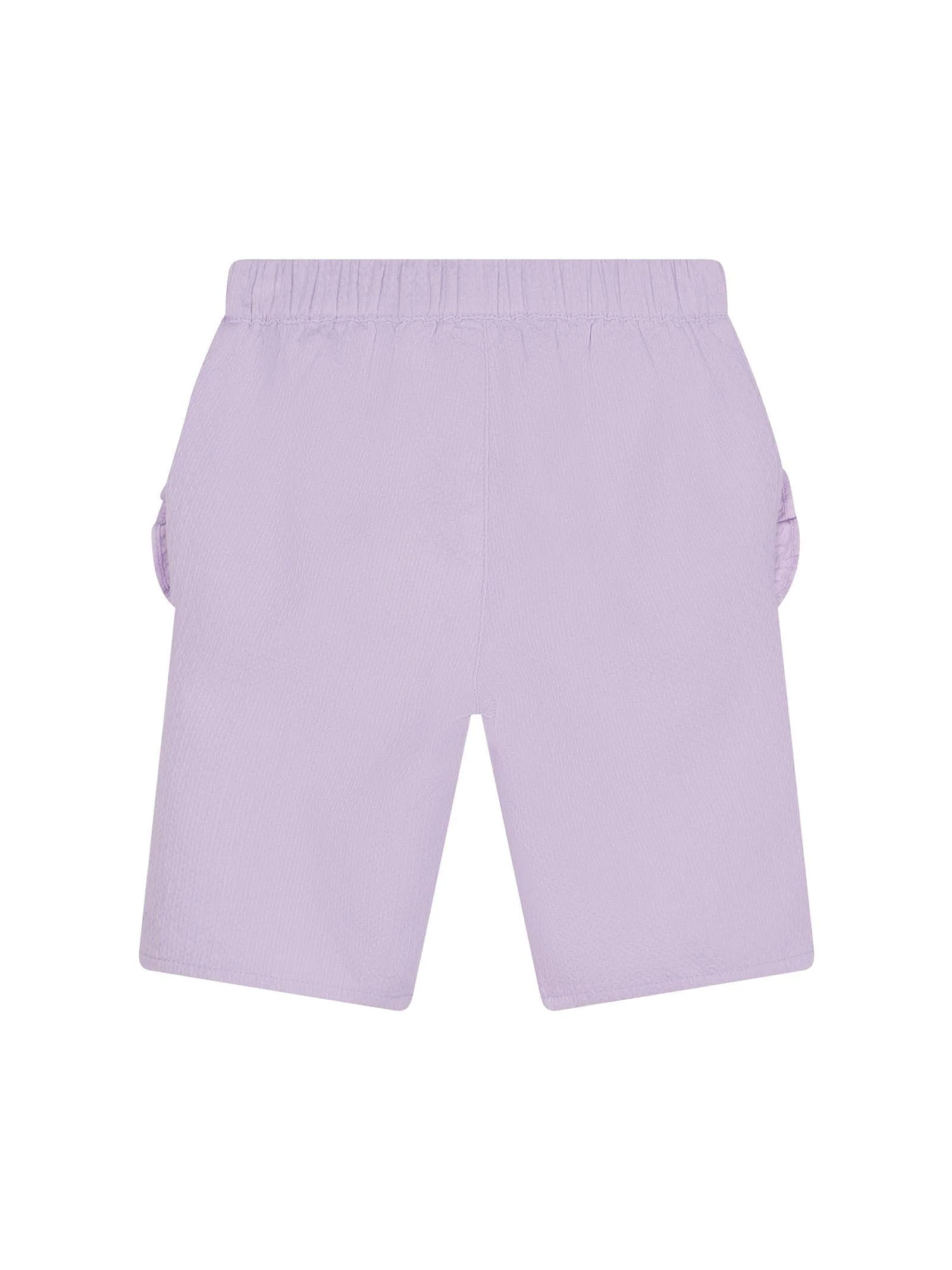 Pantalone in piquet lilla - Image 2