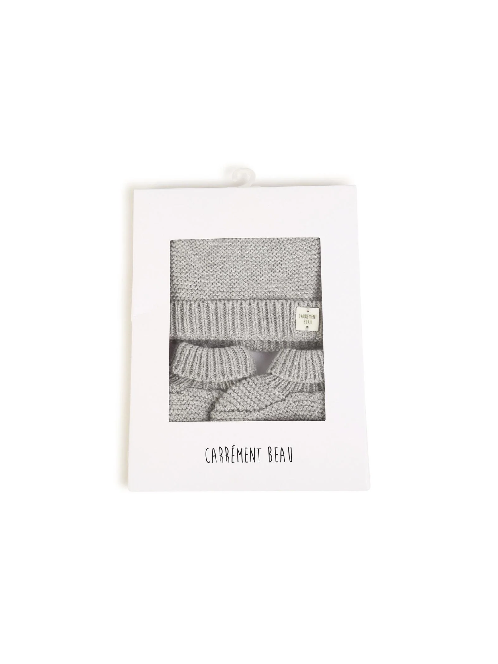 Set cappello e babbucce grigio - Image 3
