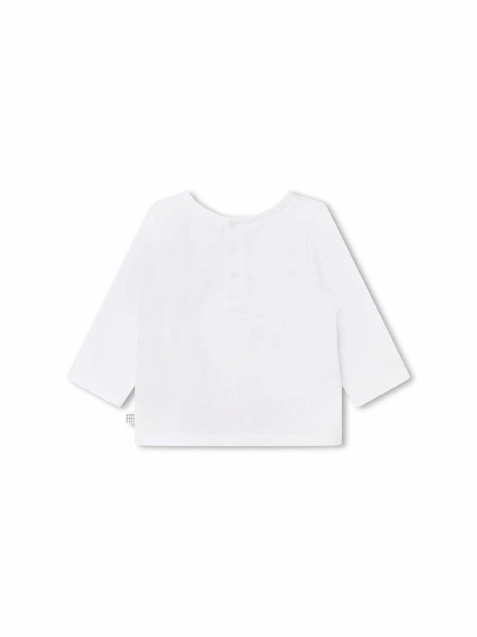 T-shirt bianca con stampa - Image 2