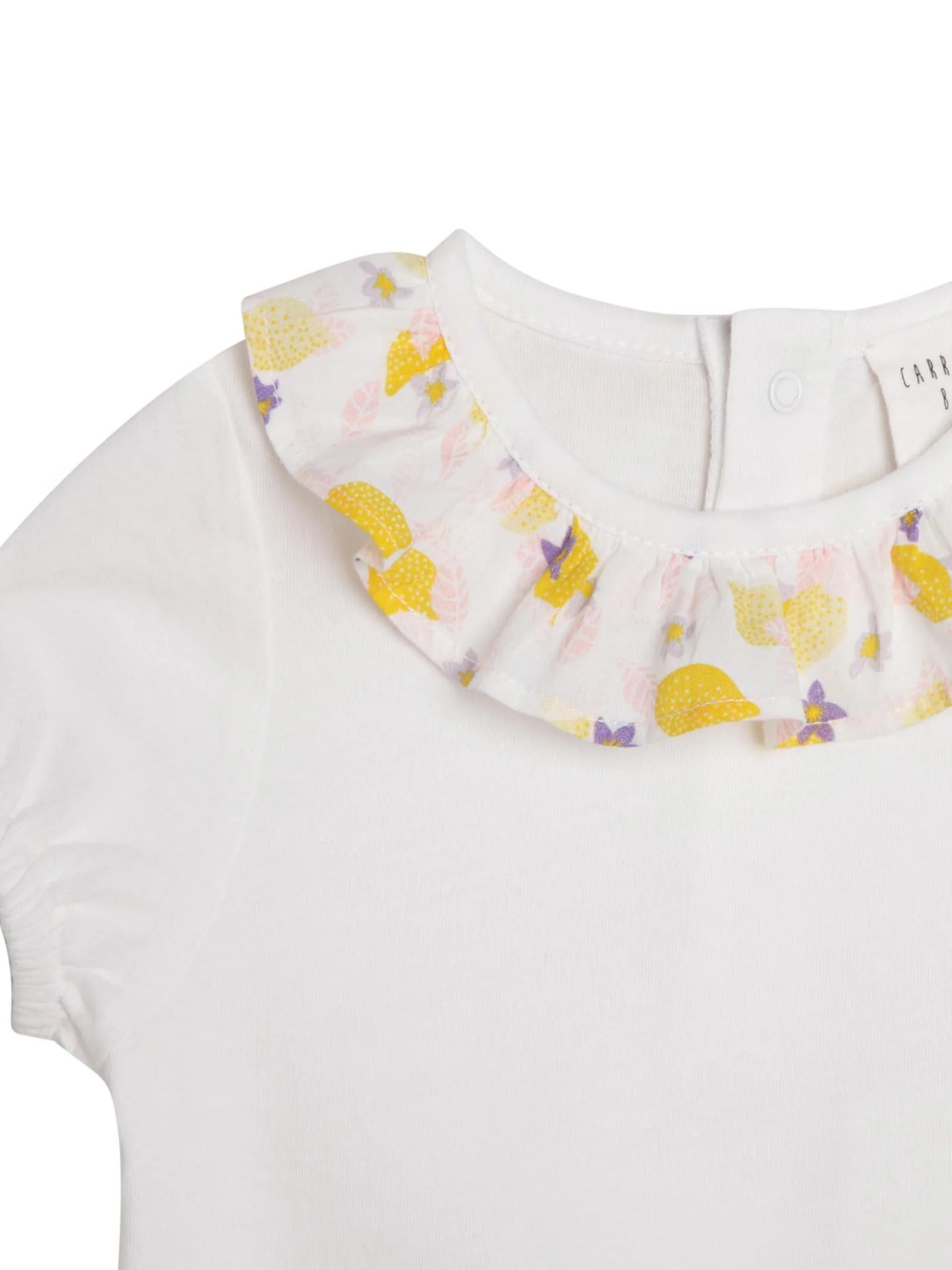 T-shirt bianca con volant - Image 3