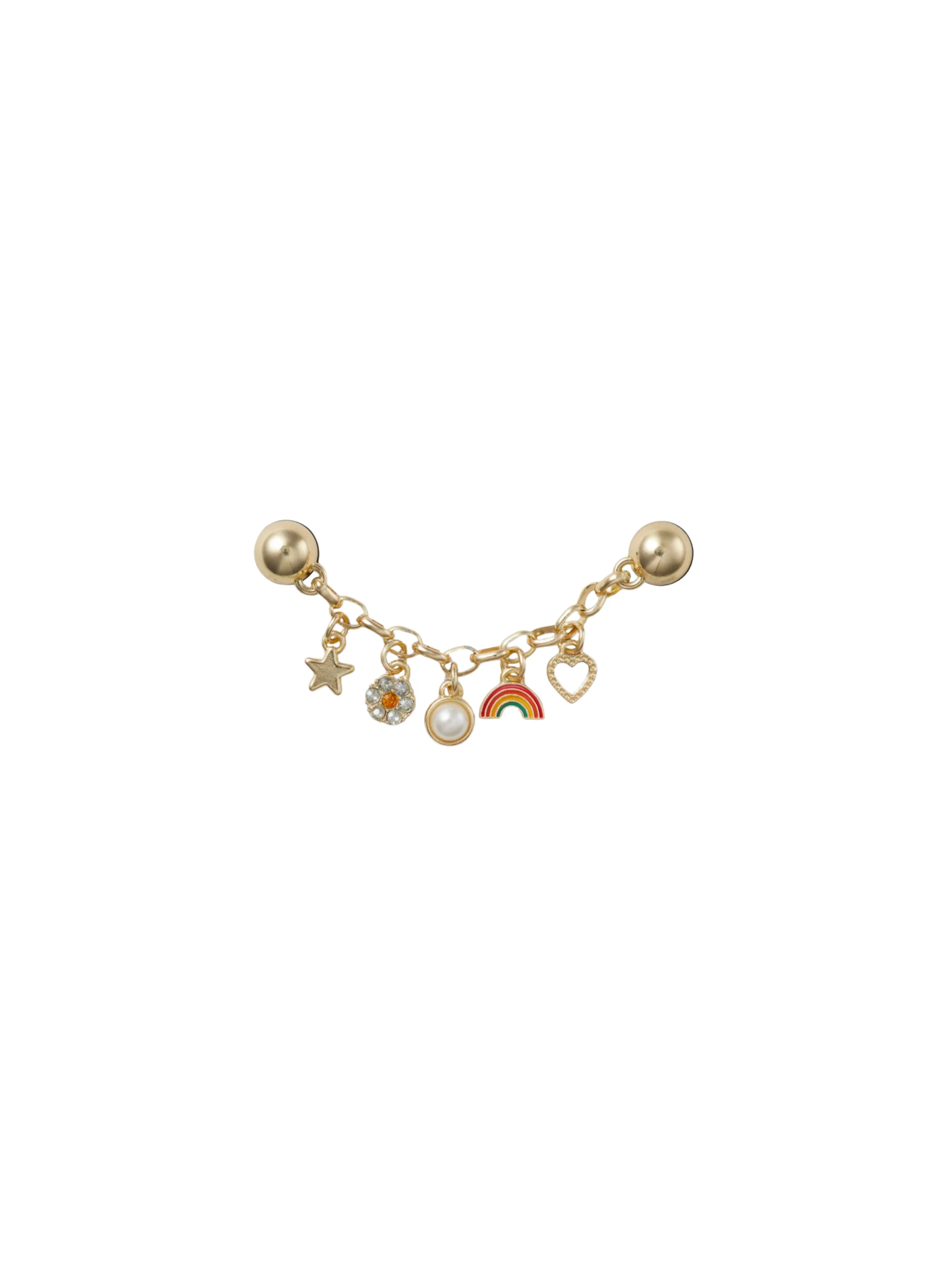 Charm pendenti "Friendship Bracelet Chain" Crocs oro