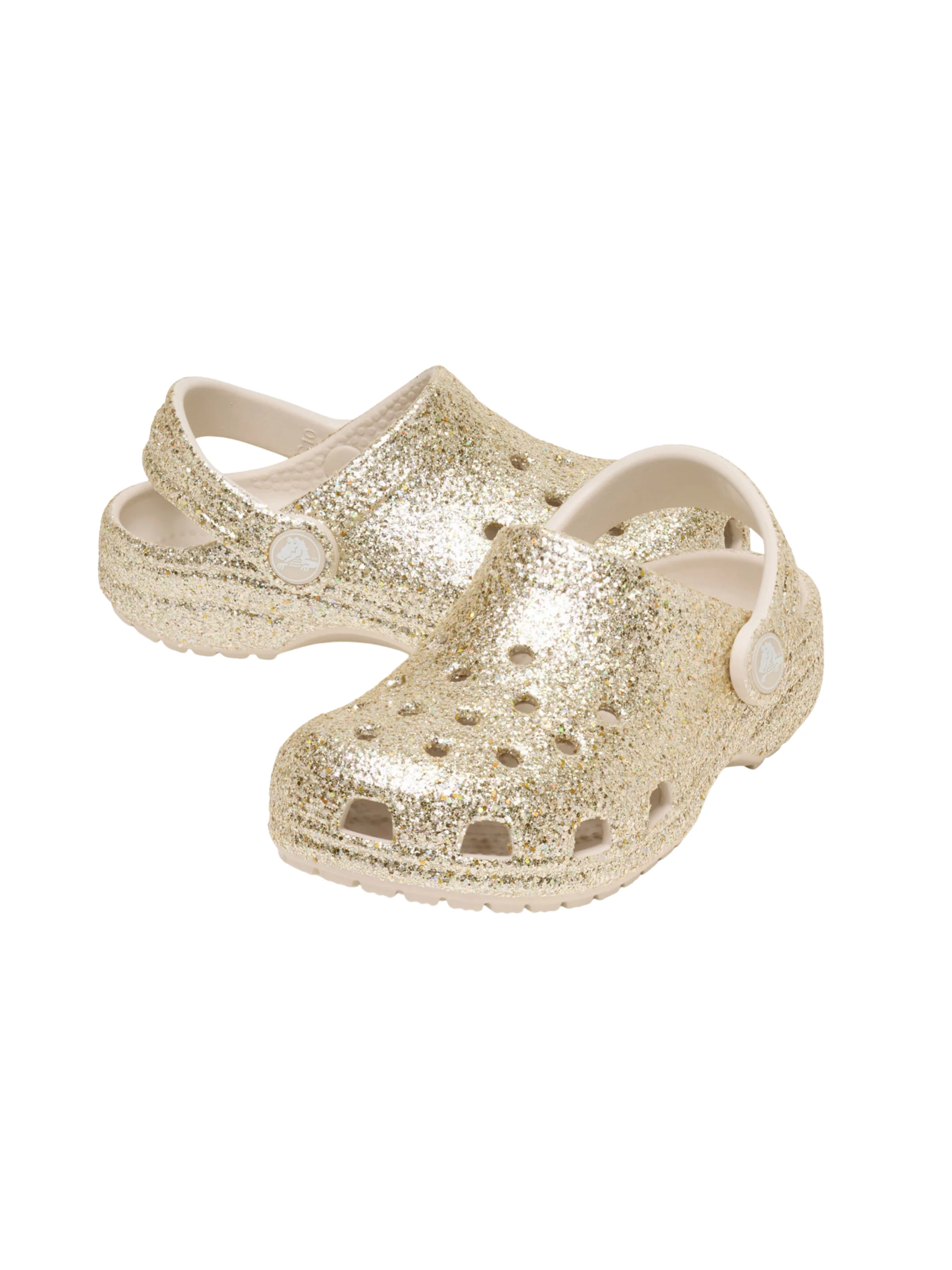 Ciabatte "Classic Chunky Glitter Clog T" Crocs oro - Image 3