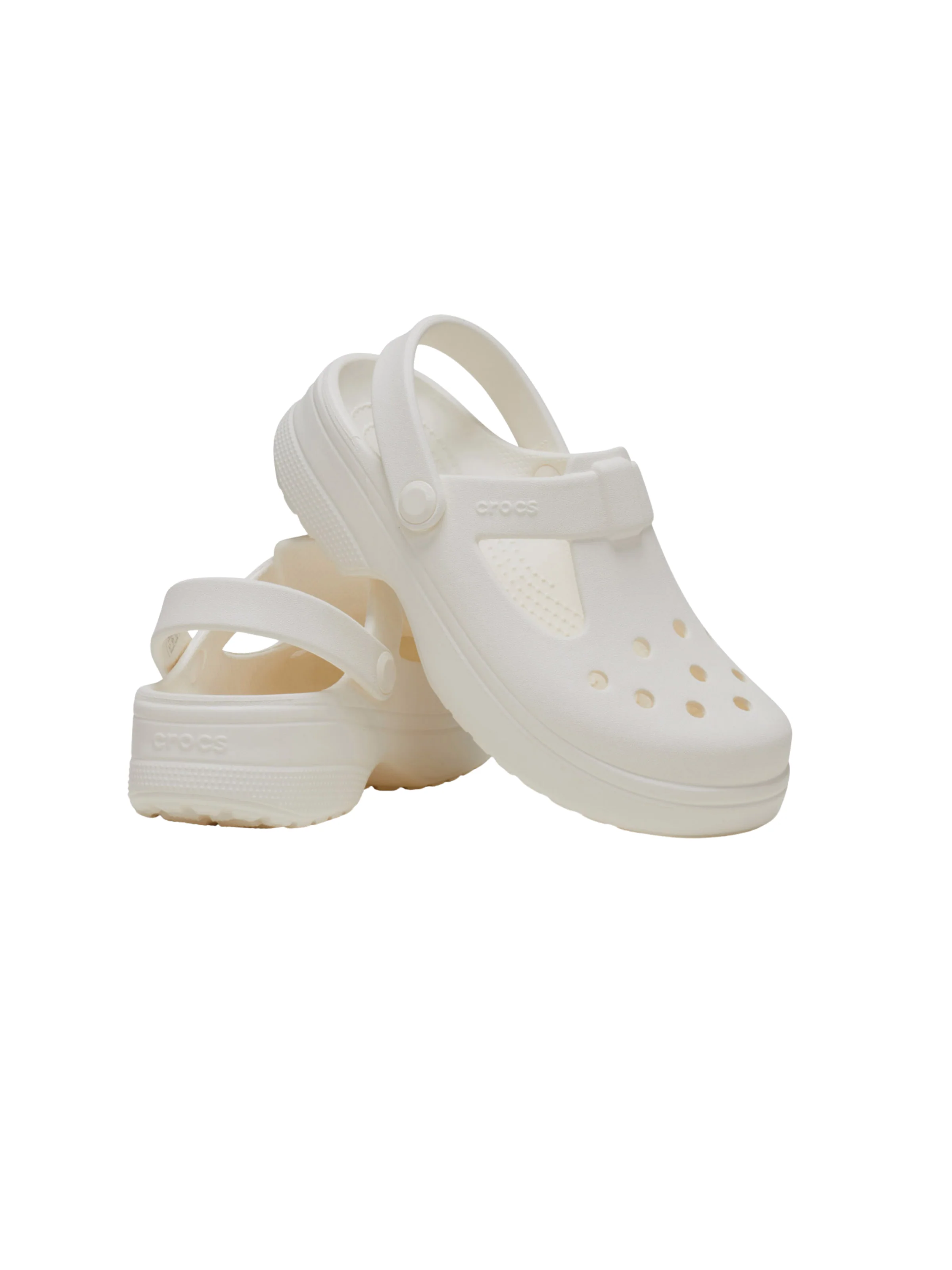Ciabatte "Classic Mary Jane Clog T" Crocs bianche - Image 3