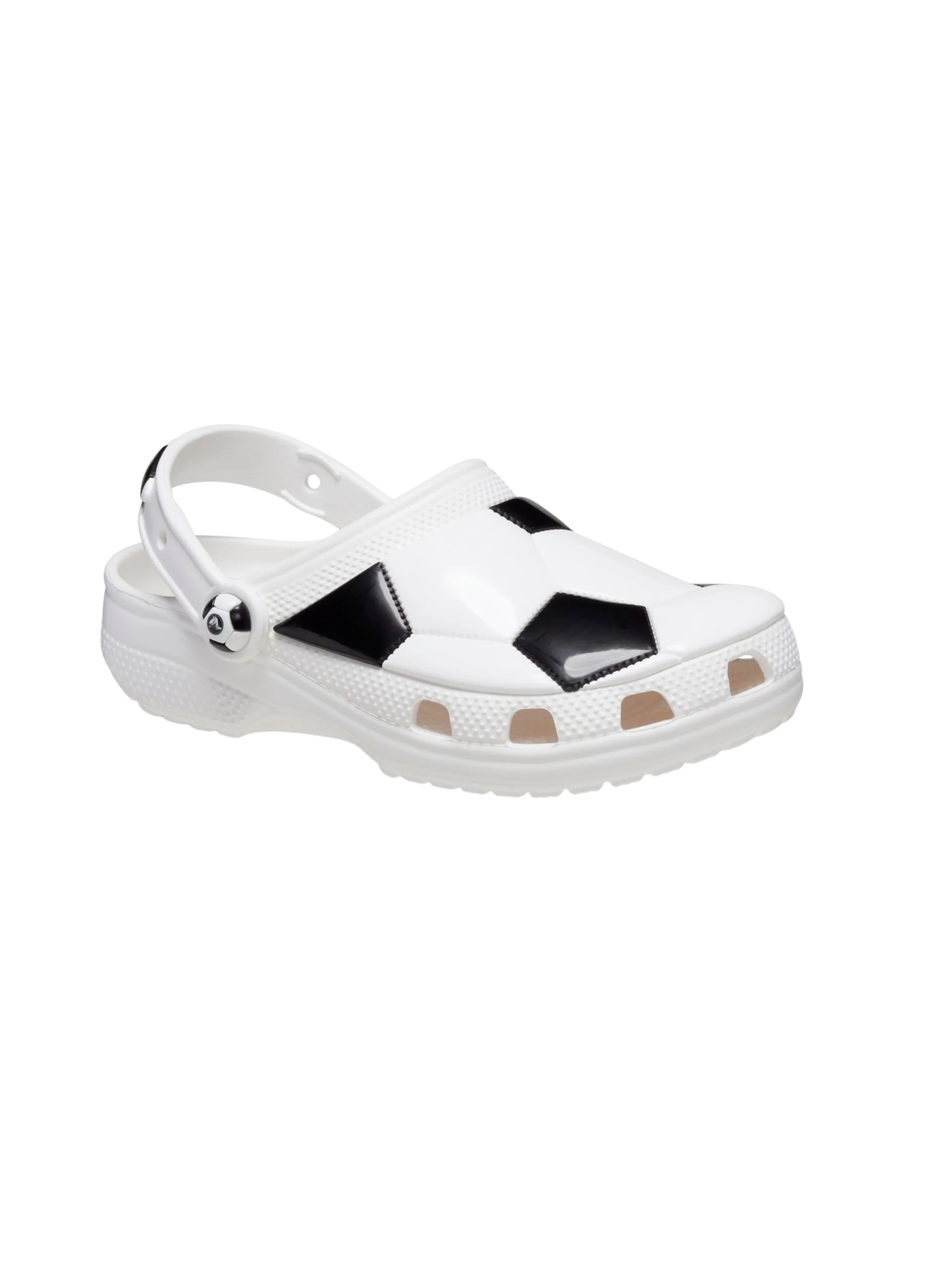 Ciabatte "Classic Soccer Ball Clog T" Crocs bianche - Image 2