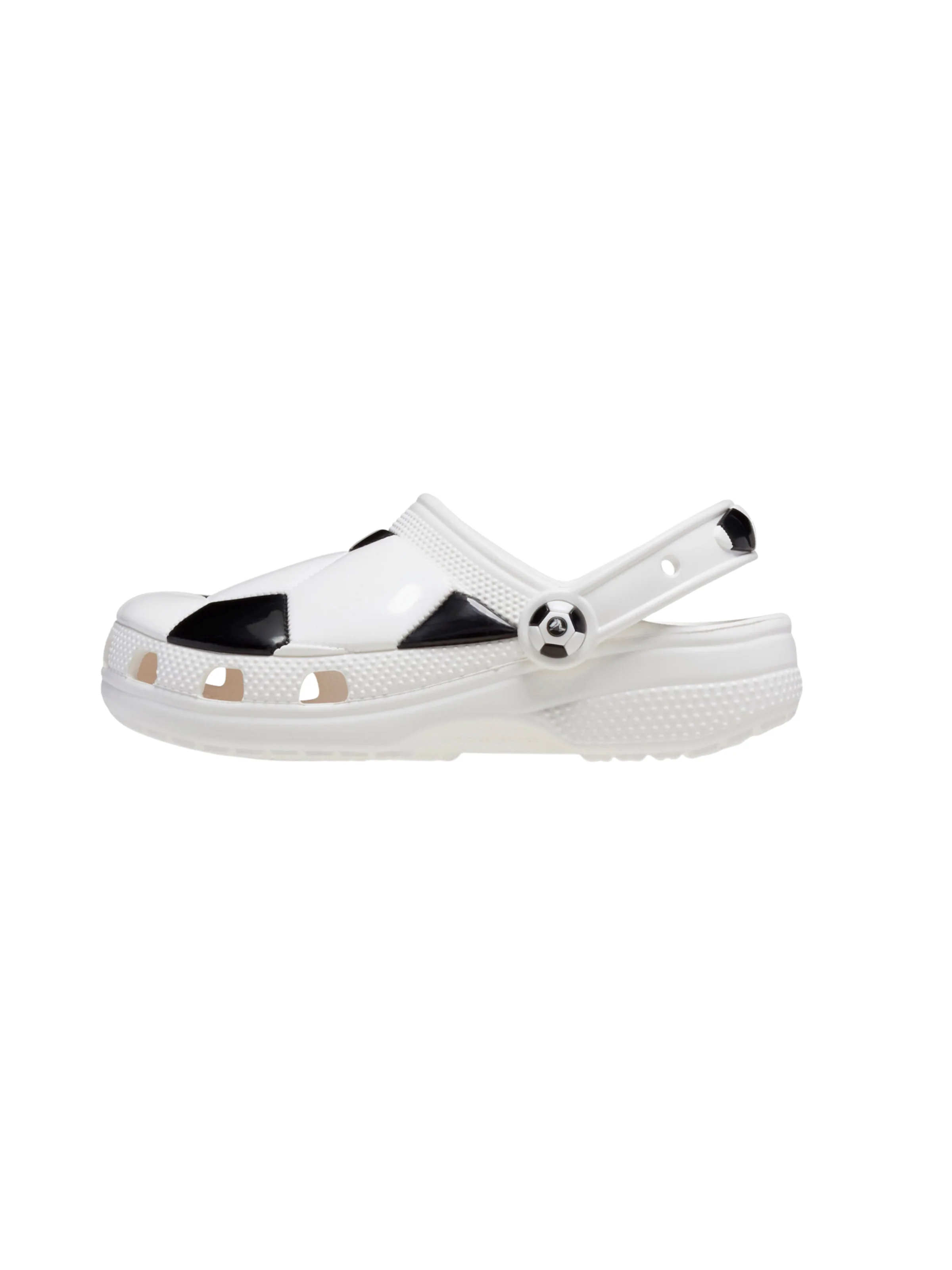 Ciabatte "Classic Soccer Ball Clog T" Crocs bianche - Image 4