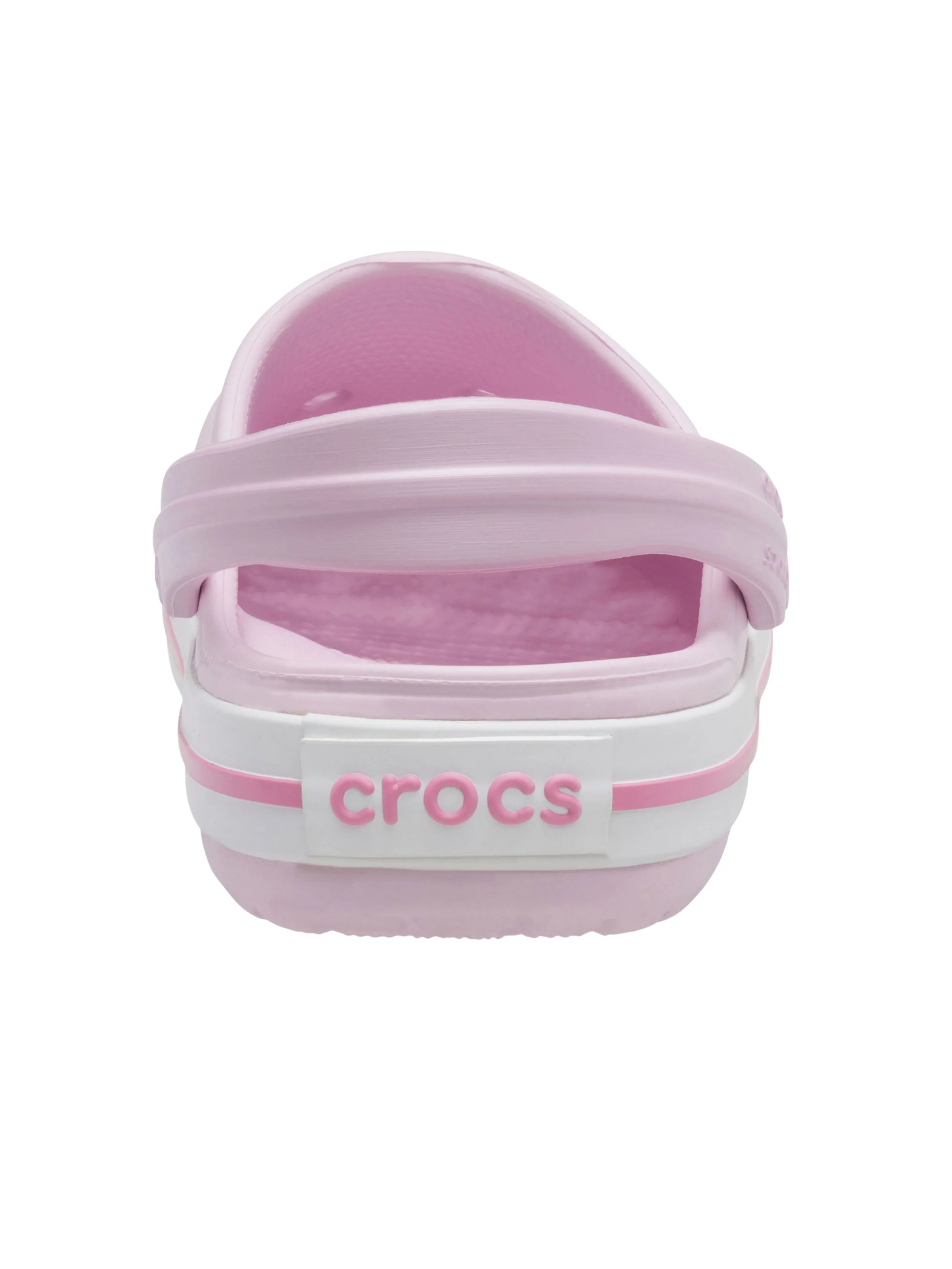 Ciabatte "Crocband Clog K" Crocs rosa con bande laterali - Image 5