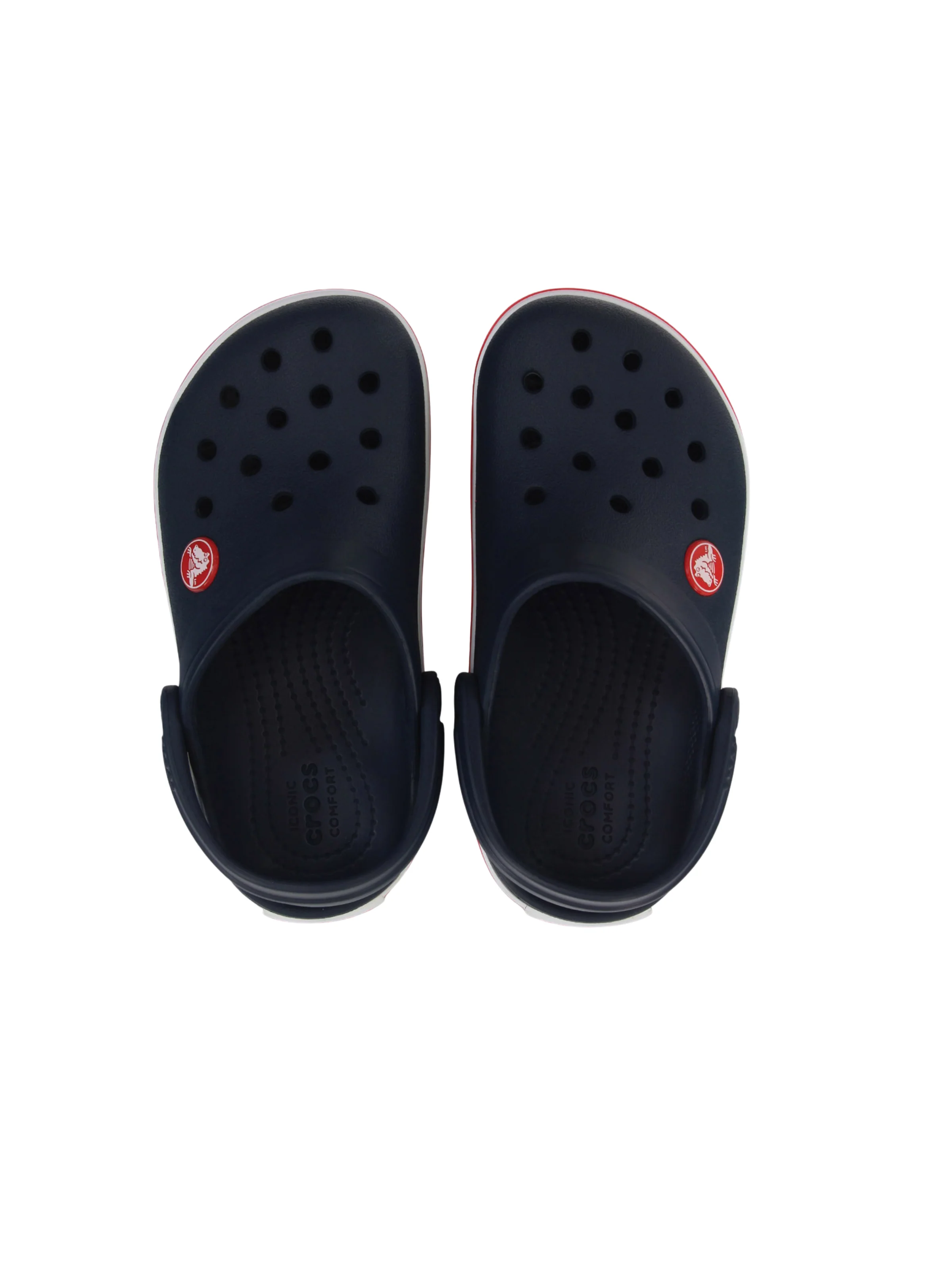 Ciabatte "Crocband Clog T" Crocs blu con bande a contrasto - Image 4