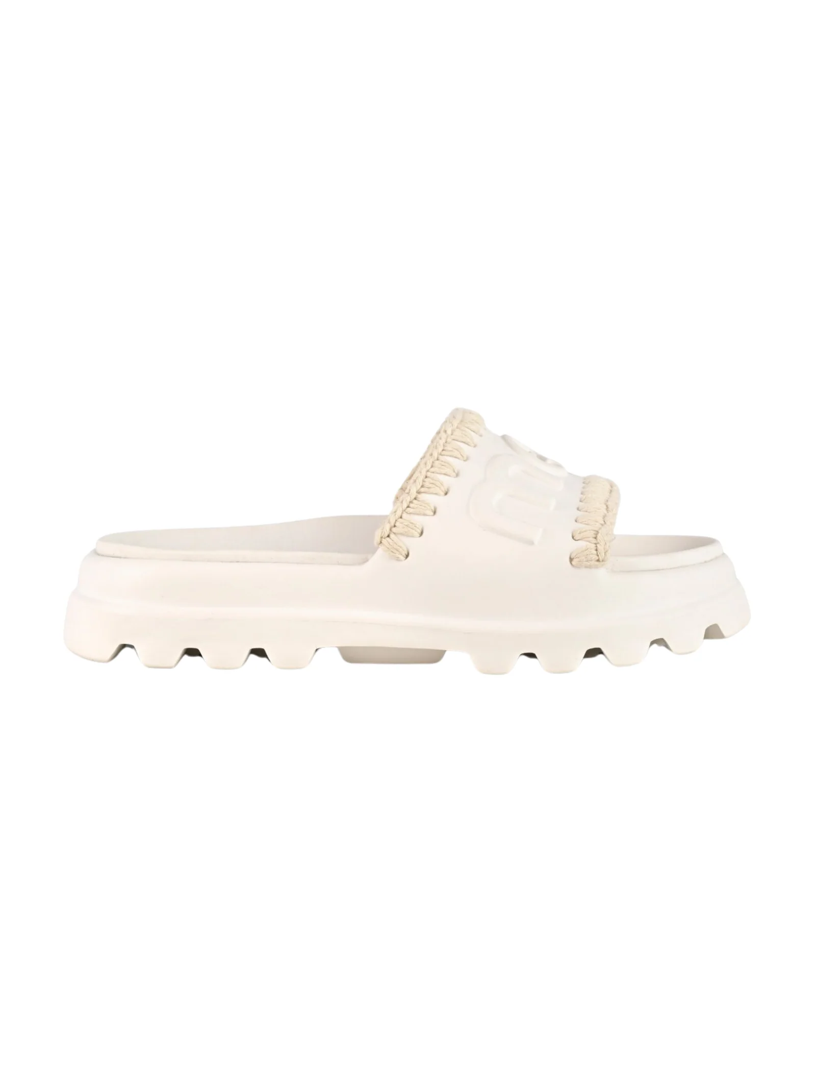 Ciabatte "eva one-piece slide" Mou bianche