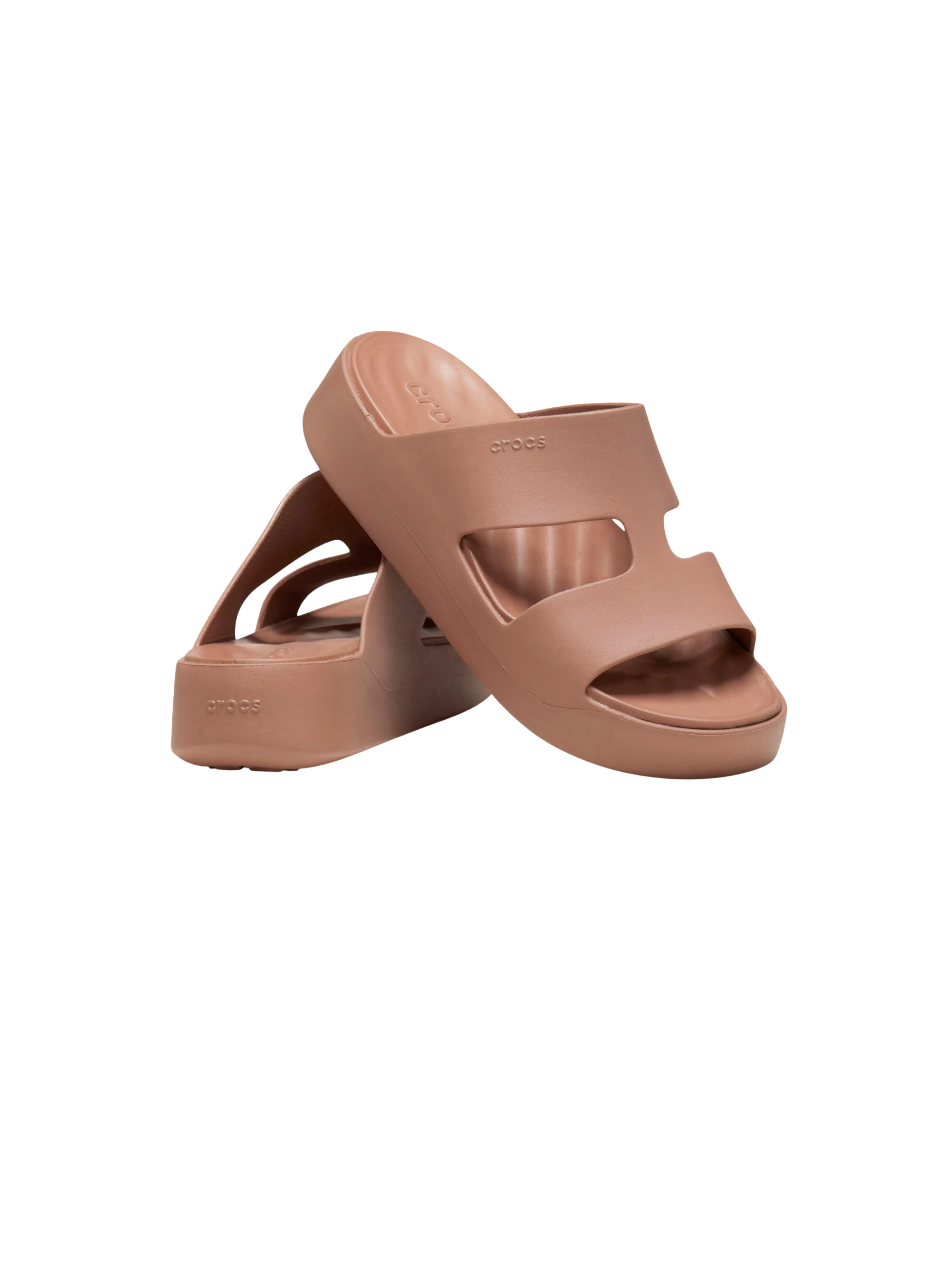 Ciabatte "Getaway Platform H-Strap W" Crocs marrone - Image 5