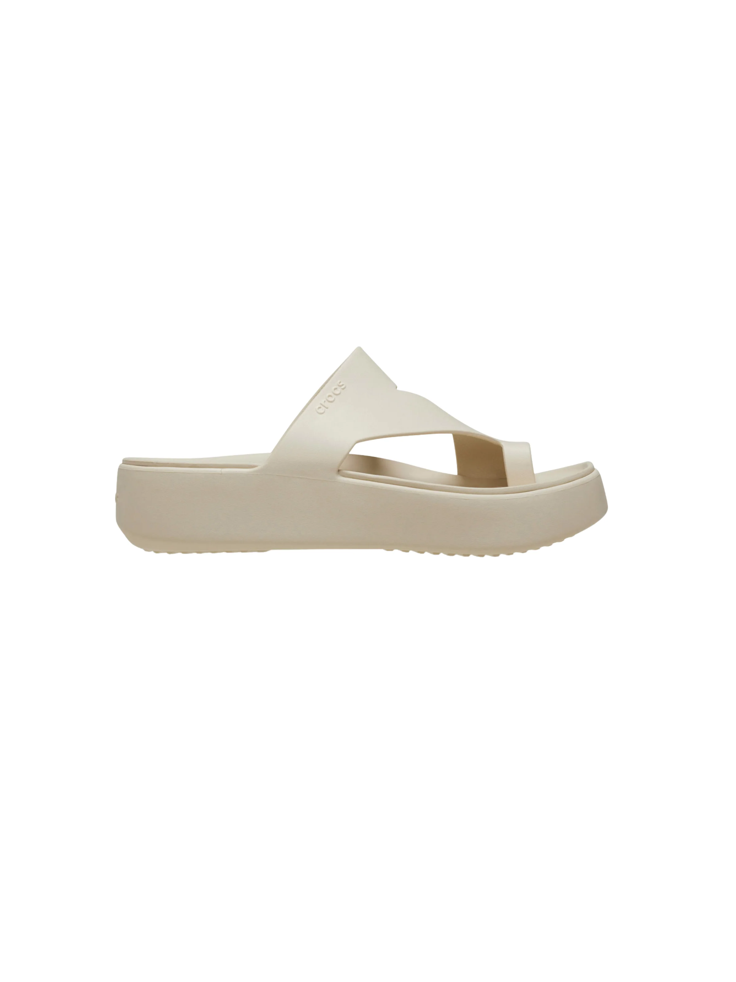 Ciabatte "Getaway Platform Toe Loop W" Crocs beige