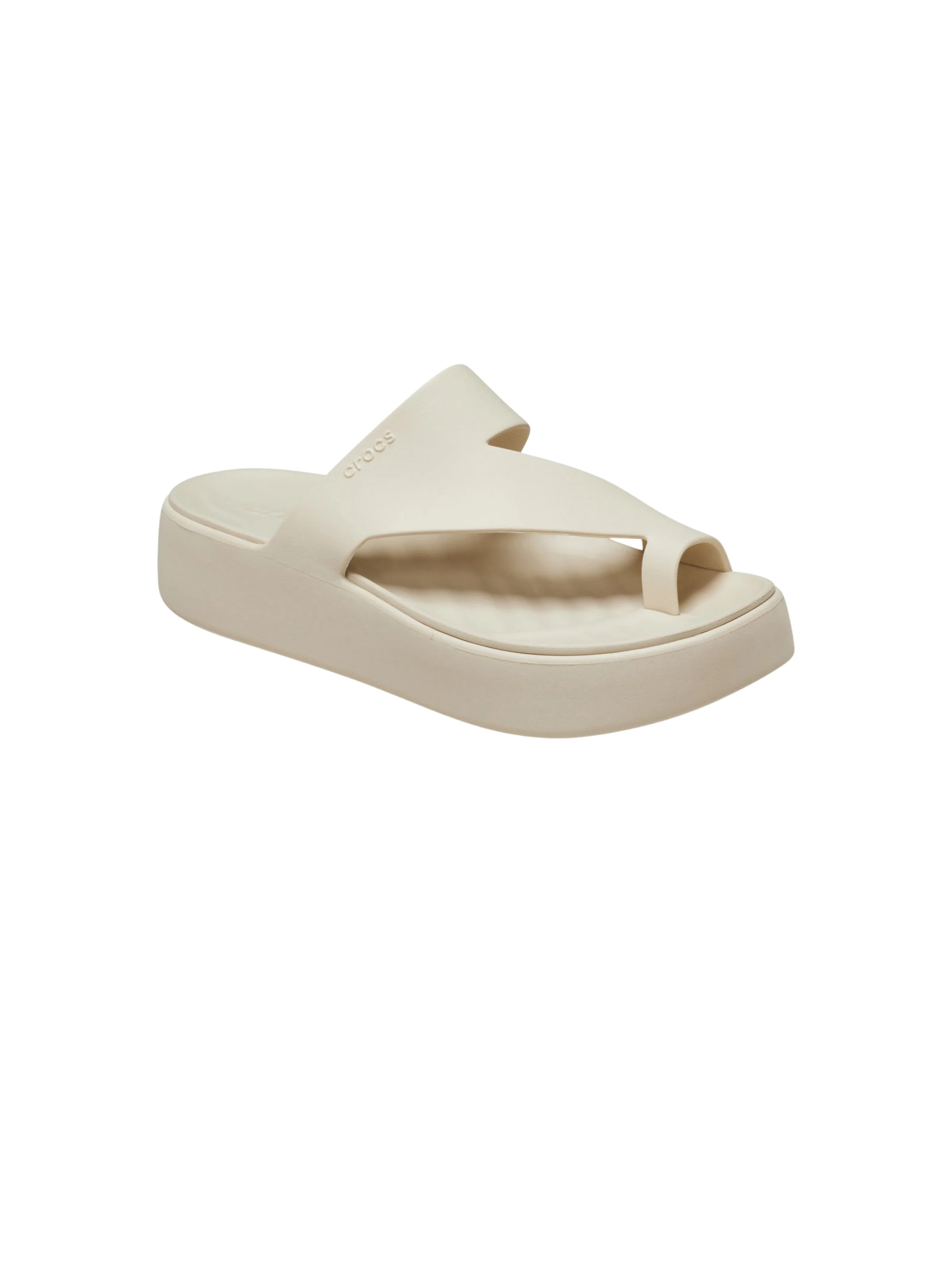 Ciabatte "Getaway Platform Toe Loop W" Crocs beige - Image 3