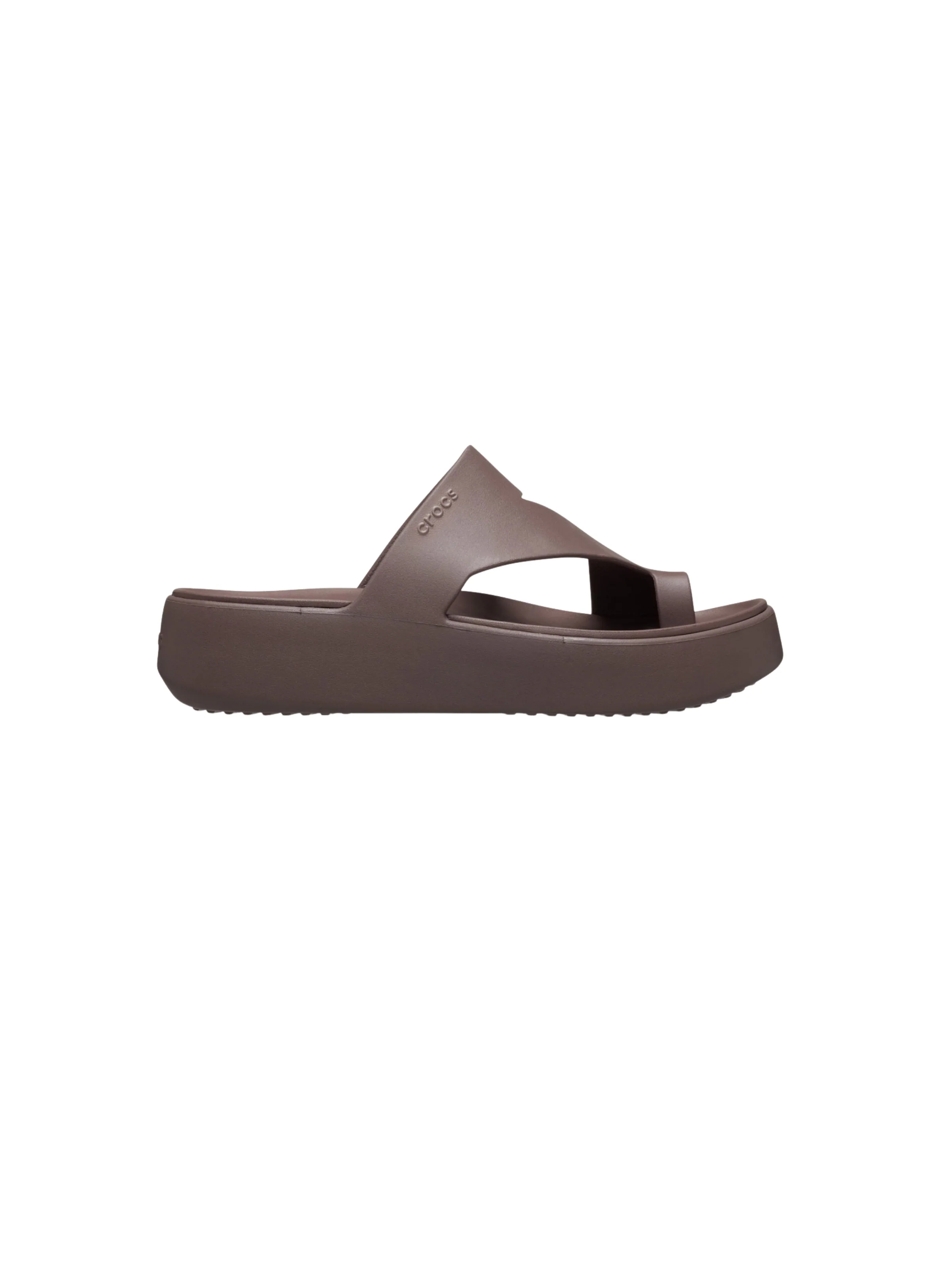 Ciabatte "Getaway Platform Toe Loop W" Crocs marrone