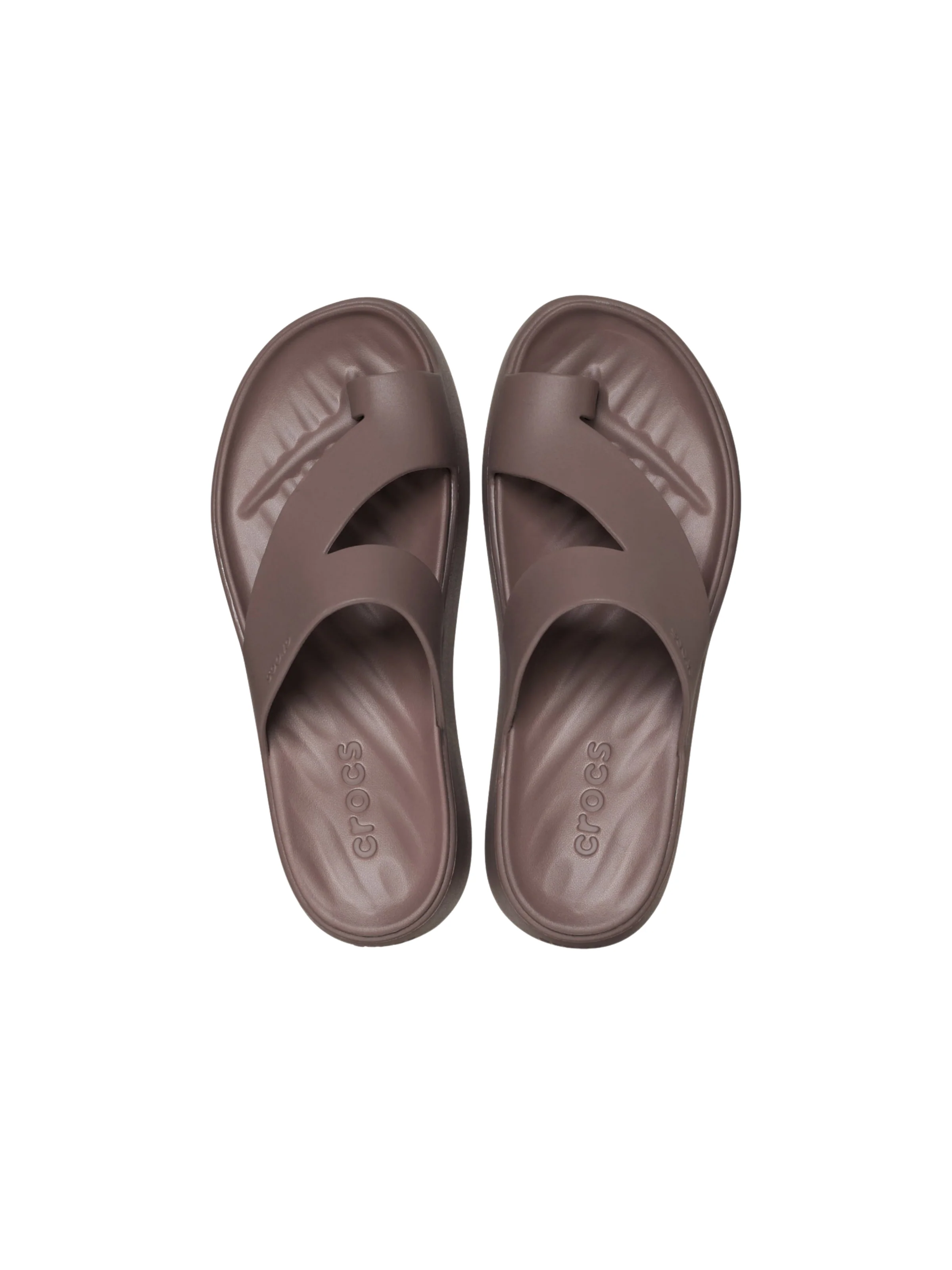 Ciabatte "Getaway Platform Toe Loop W" Crocs marrone - Image 4