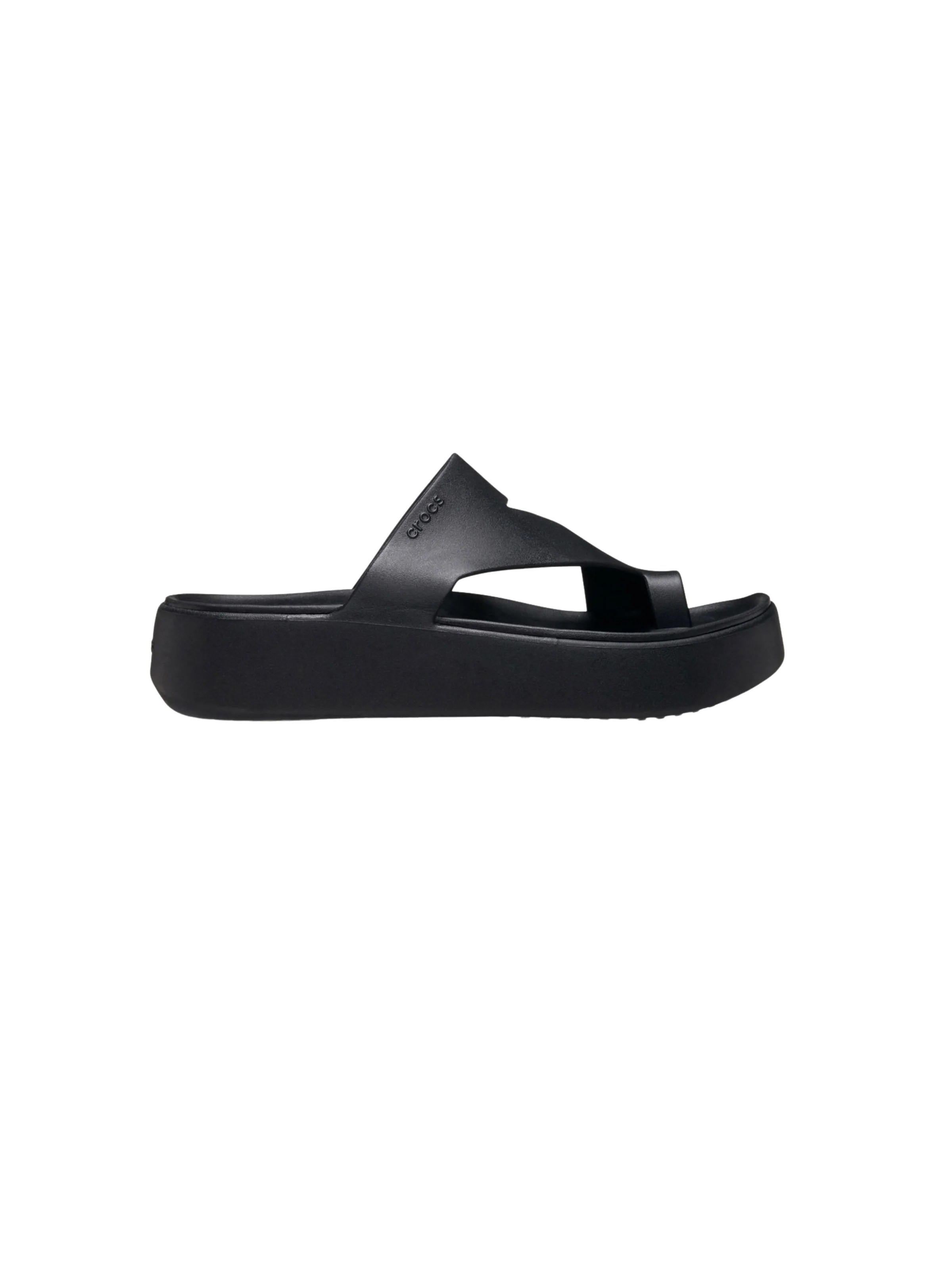 Ciabatte "Getaway Platform Toe Loop W" Crocs nere