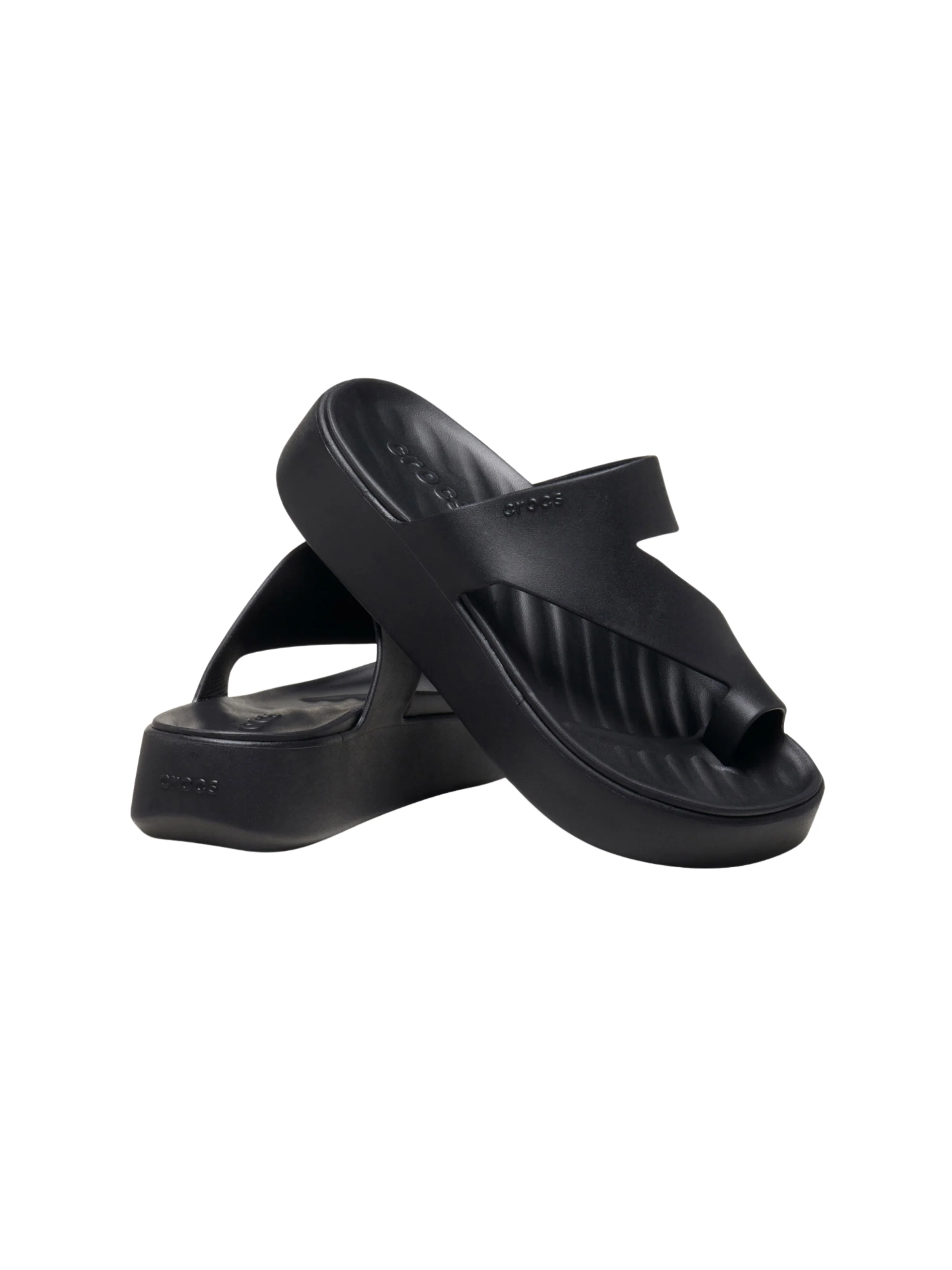 Ciabatte "Getaway Platform Toe Loop W" Crocs nere - Image 3