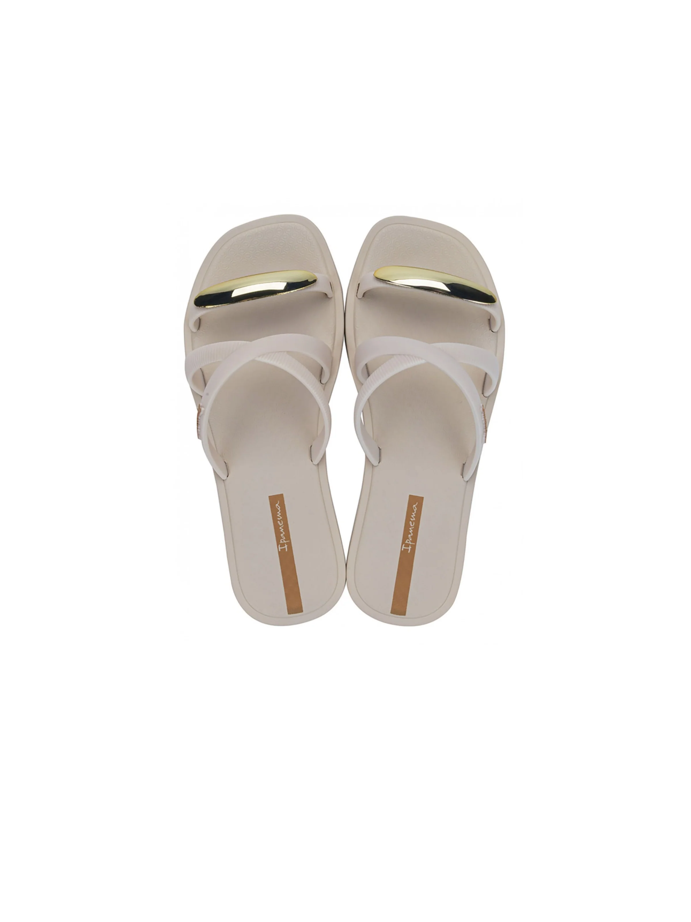 Ciabatte "Metal Chic Slide" Ipanema beige - Image 3