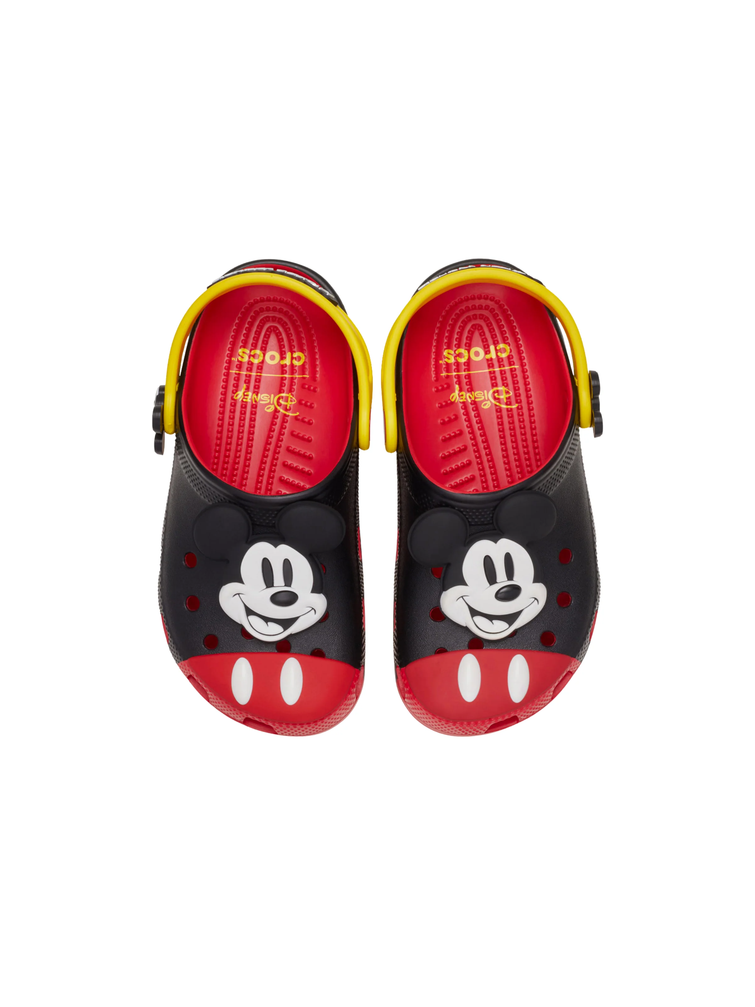Ciabatte "Mickey Mouse Classic Clog K" Crocs nere e rosse - Image 4