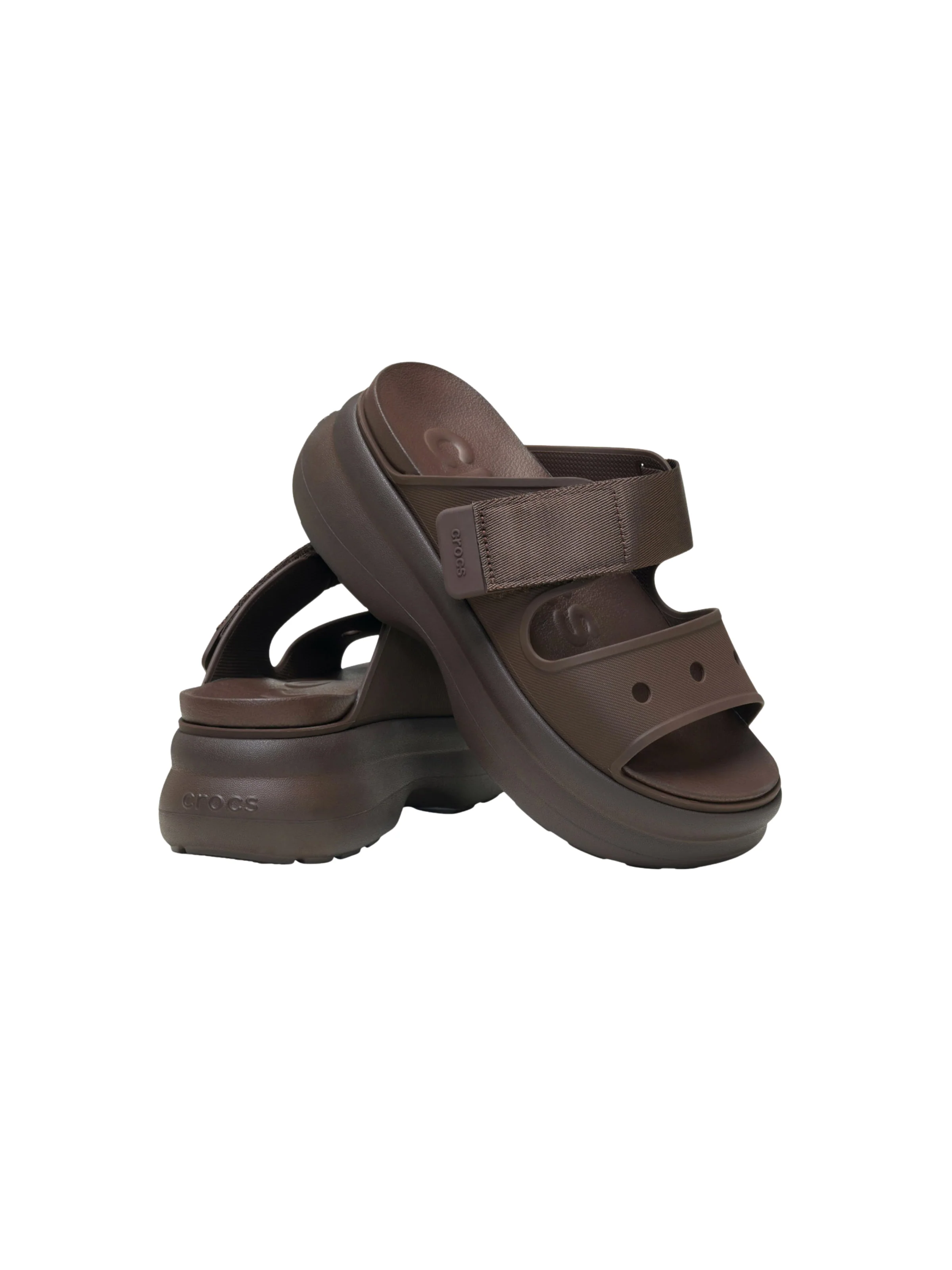 Ciabatte "Soho Two Strap Sandal W" Crocs marrone - Image 4