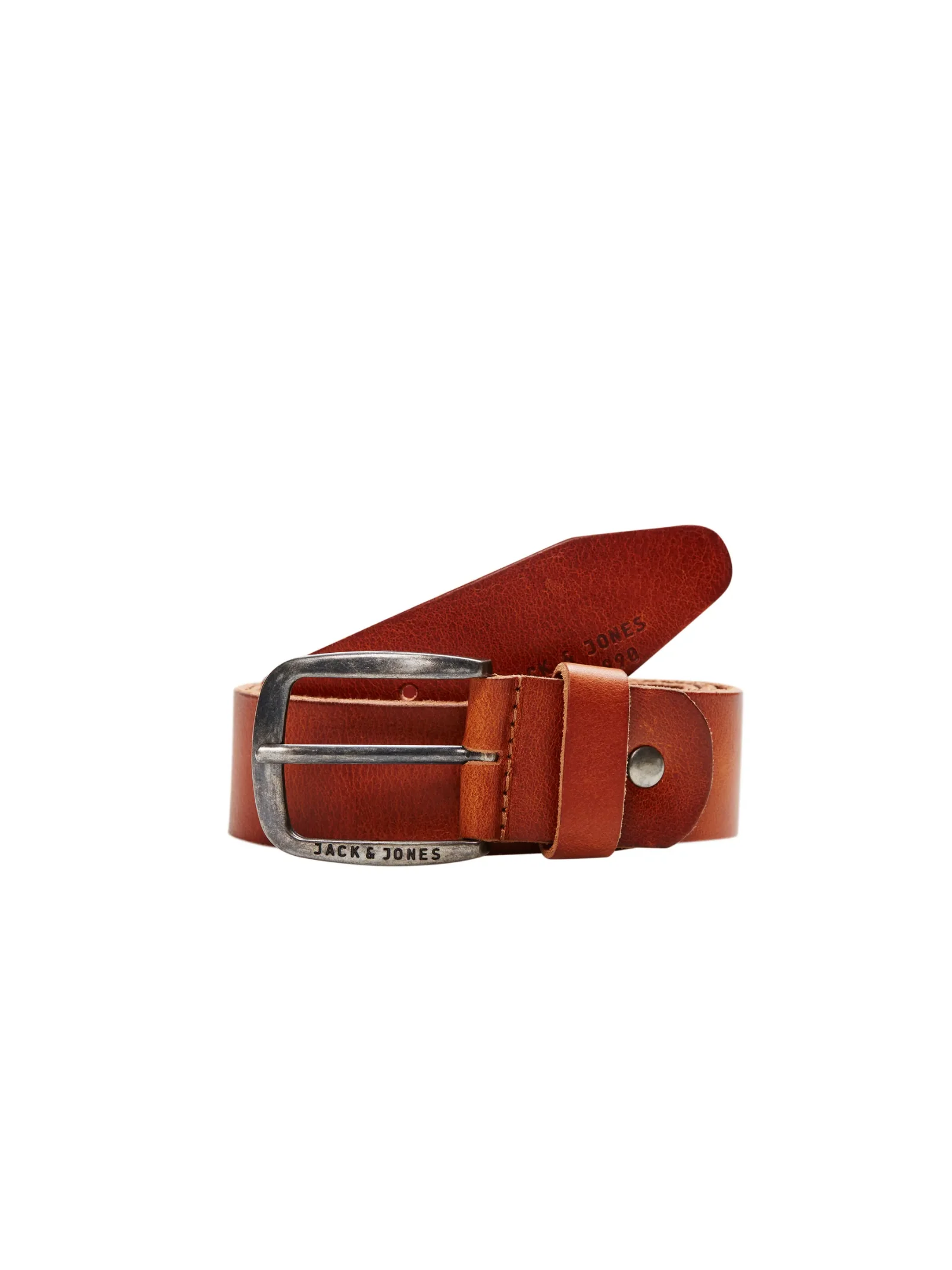 Cintura Jack & Jones cuoio con fibbia