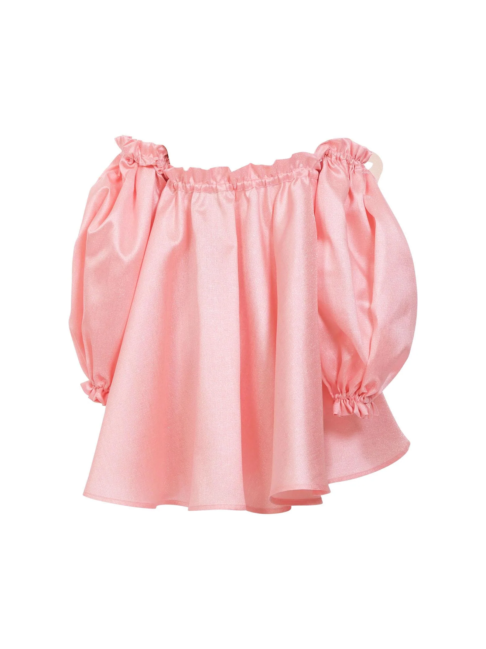 Abito Cocò et Mamà rosa pesca con maxi farfalla applicata - Image 3