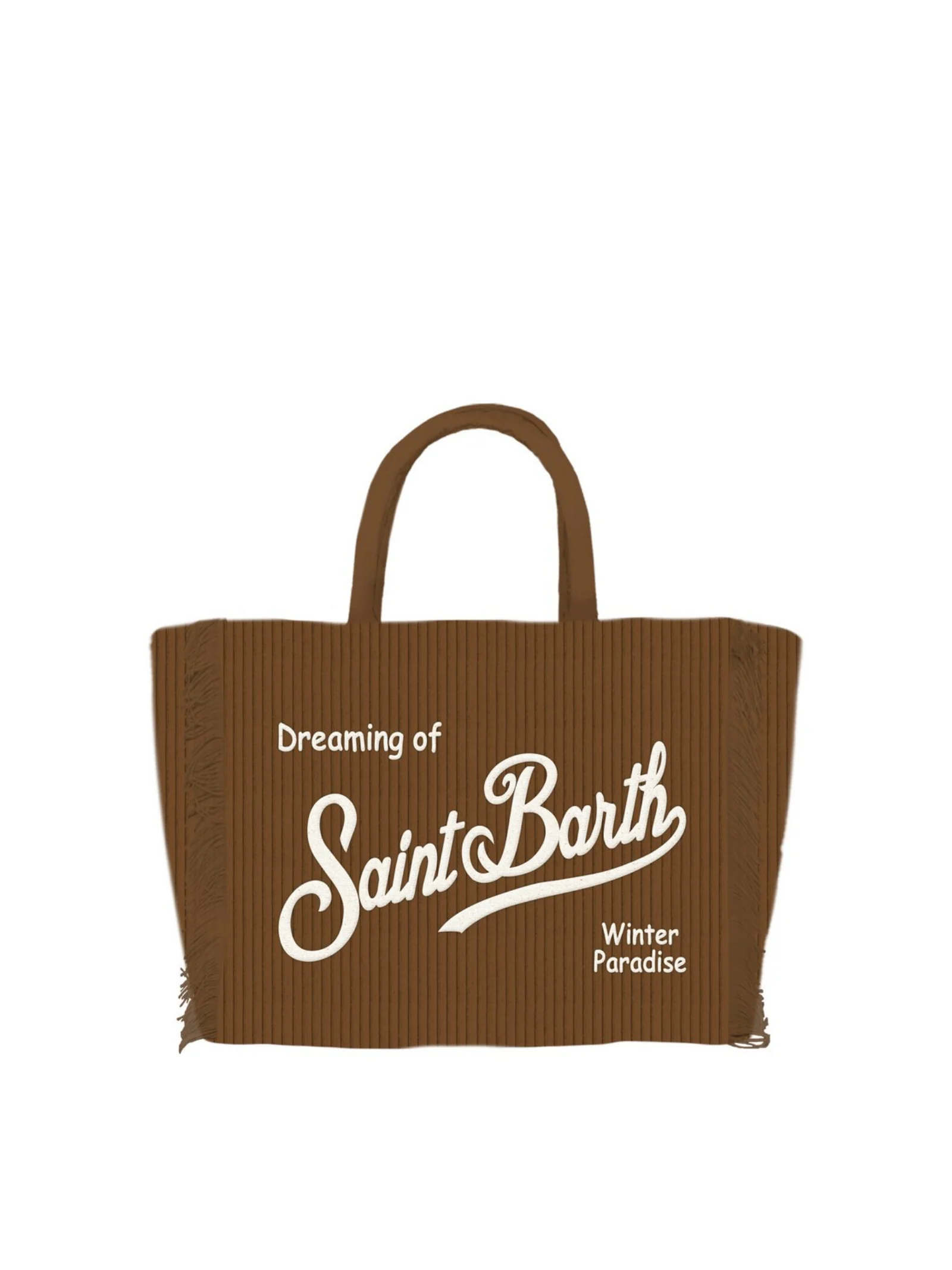 Borsa Colette "18 emb" Saint Barth marrone
