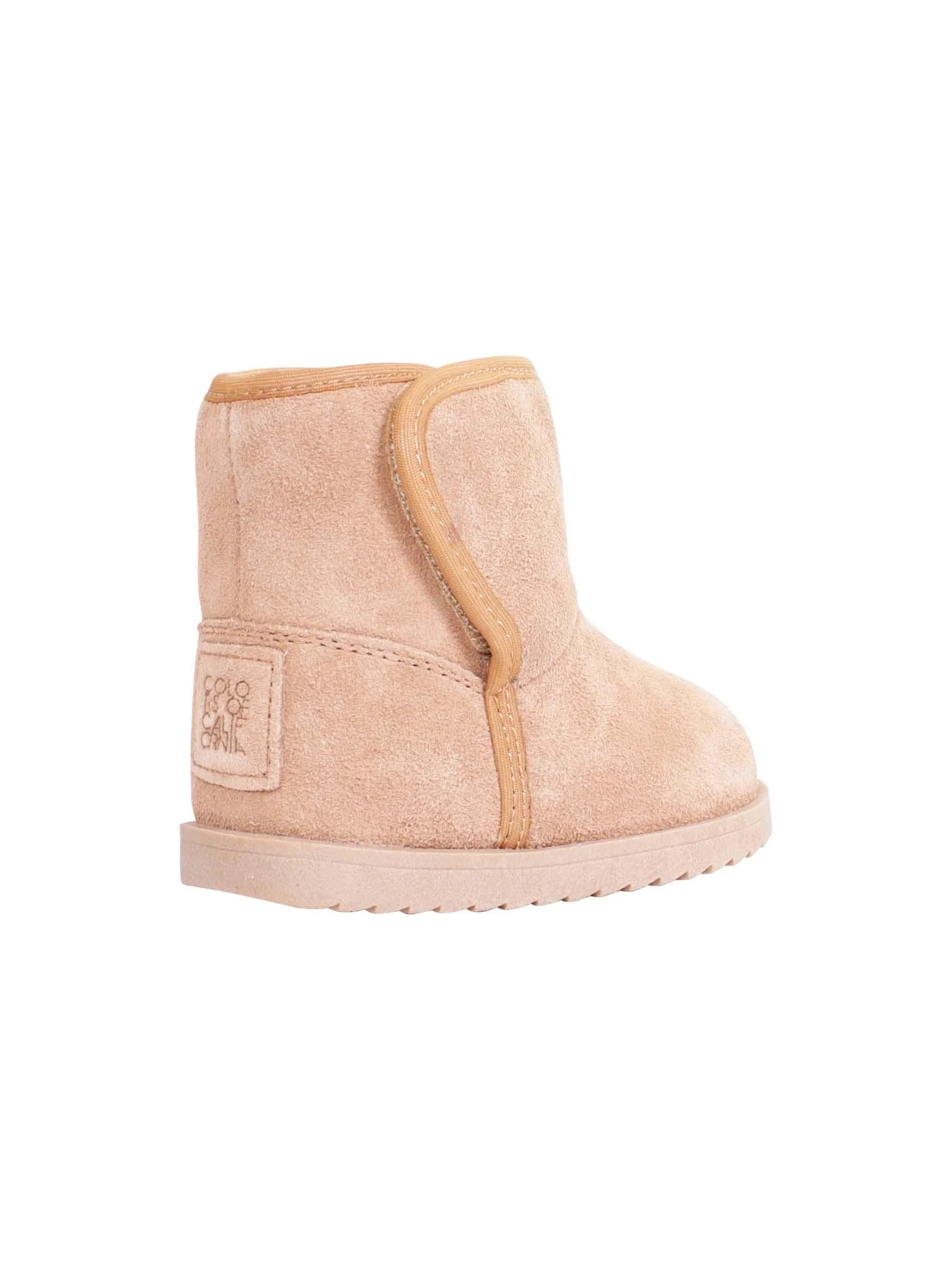 Stivale neonata scamosciato Colors of California beige - Image 3