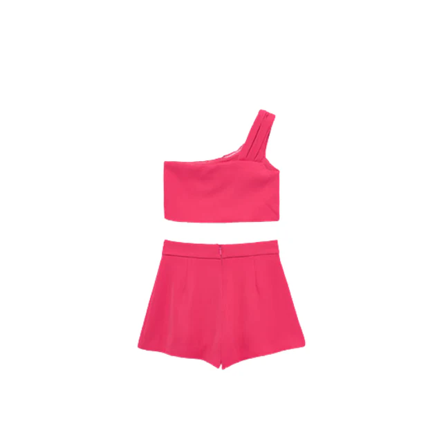 Completo Abel & Lula fucsia con fiocco - Image 2