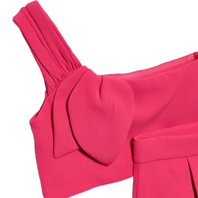 Completo Abel & Lula fucsia con fiocco - Image 3