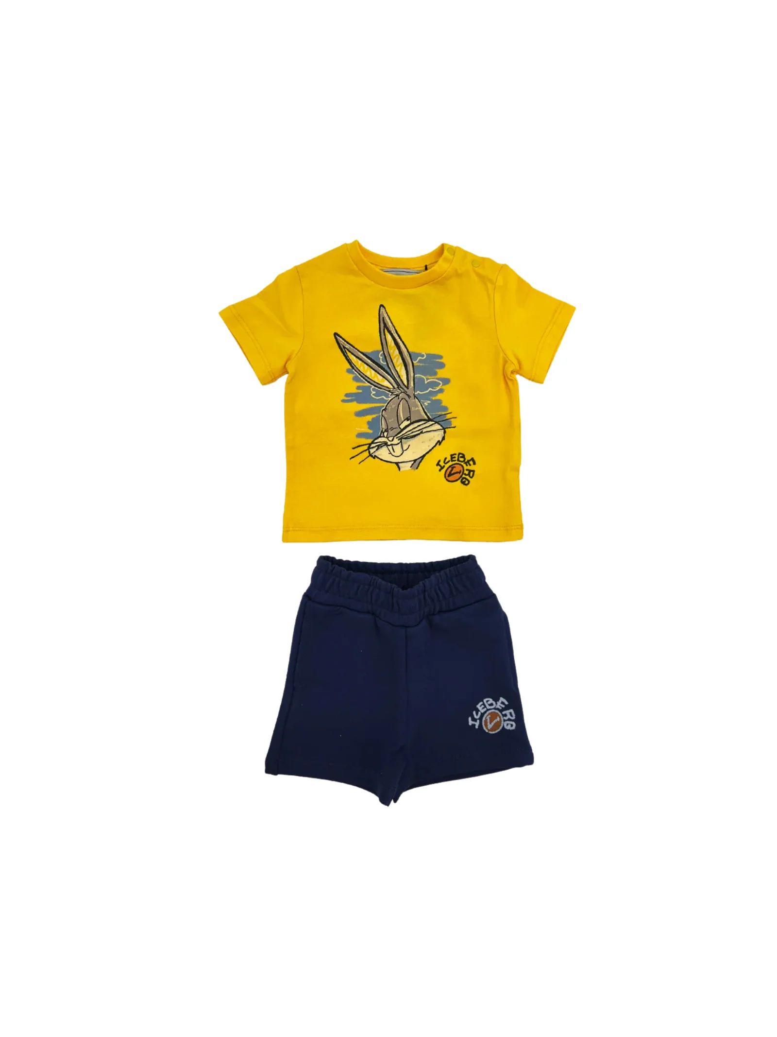 Completo "bugs bunny" Iceberg senape e blu