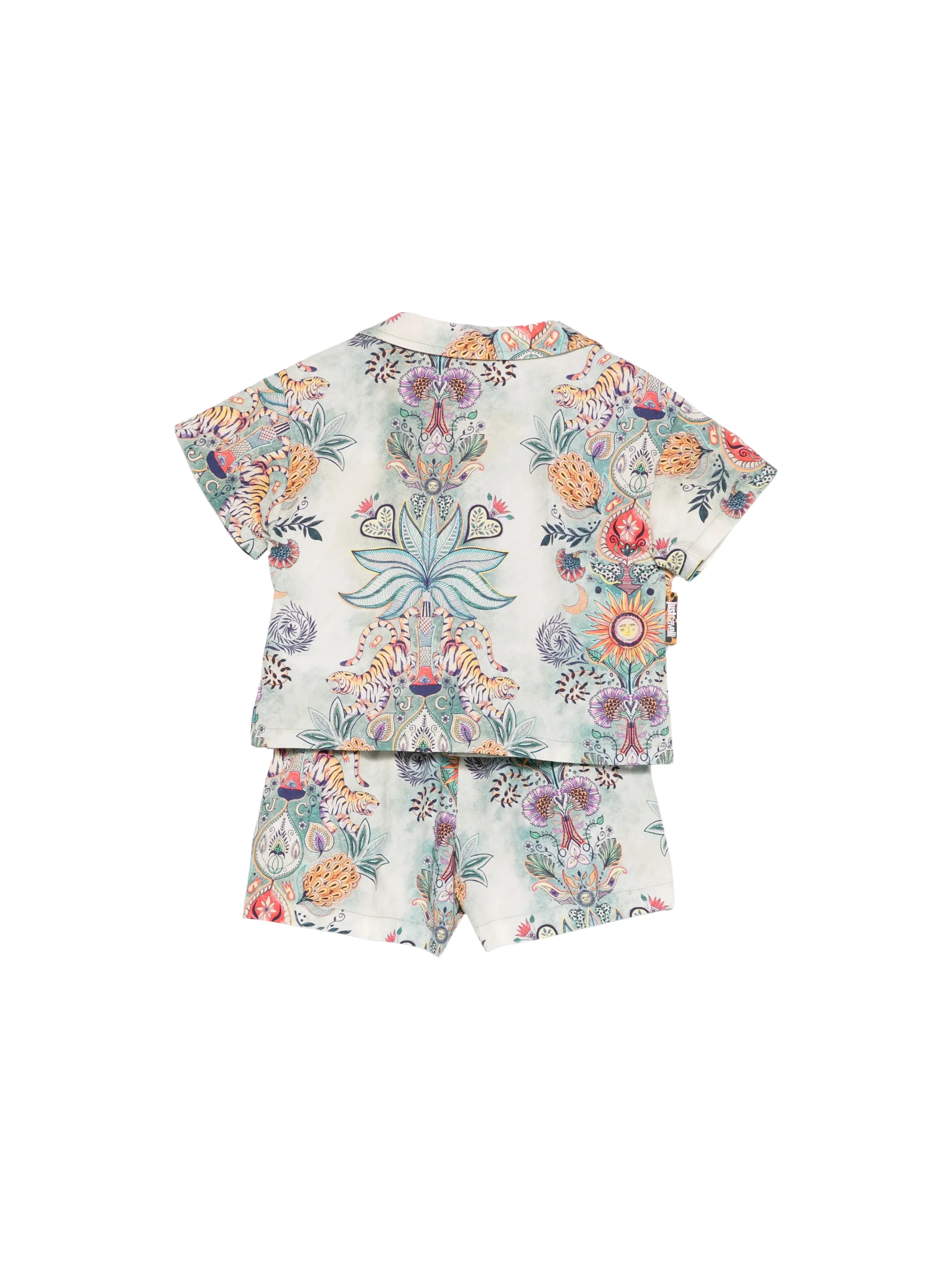 Completo camicia e shorts Just Cavalli con grafica all over - Image 2