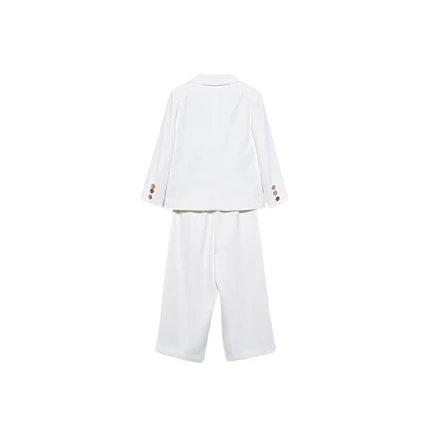 Completo giacca e pantalone Abel & Lula bianco - Image 2