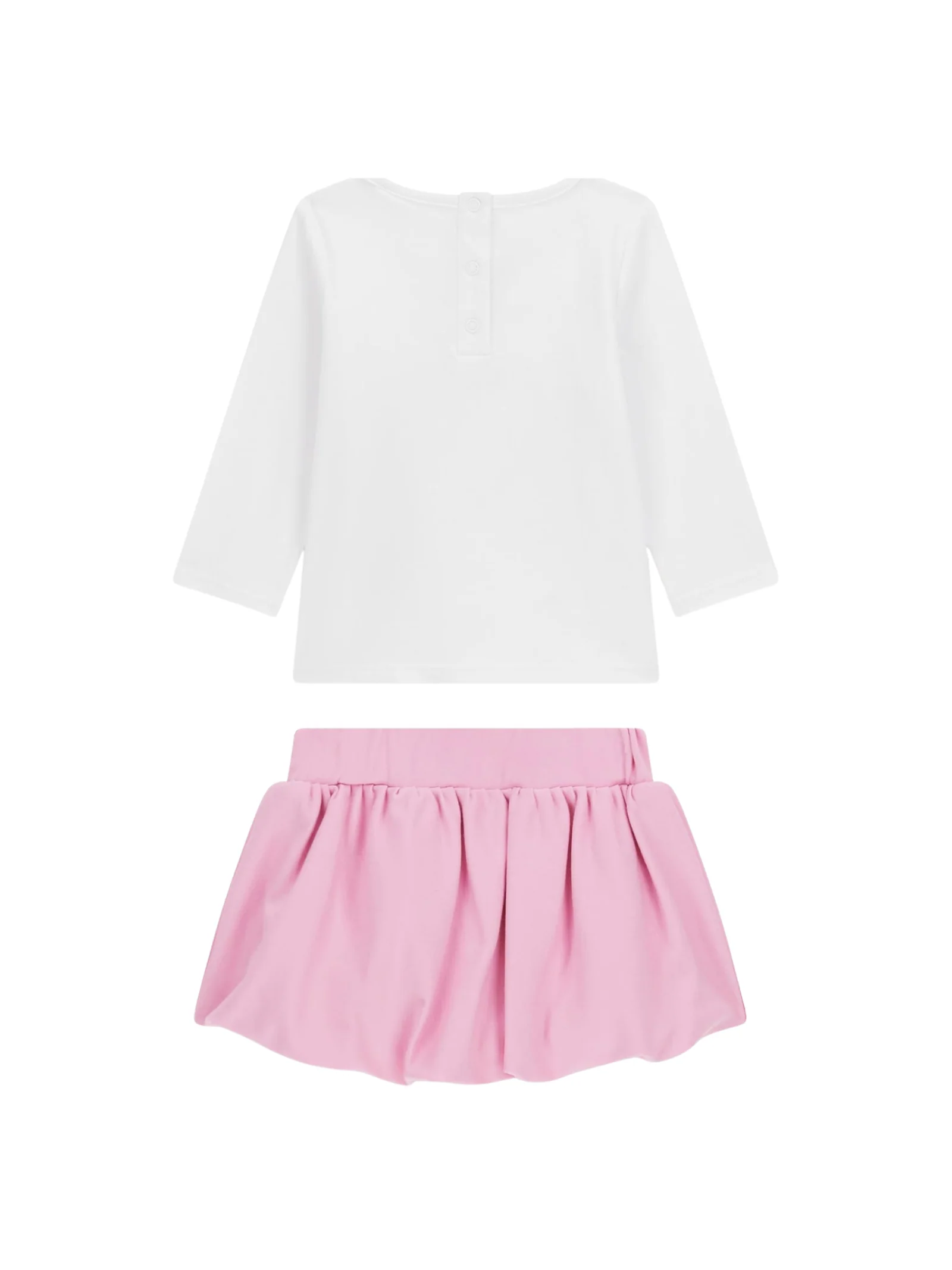 Completo Guess bianco e rosa con cuore - Image 2