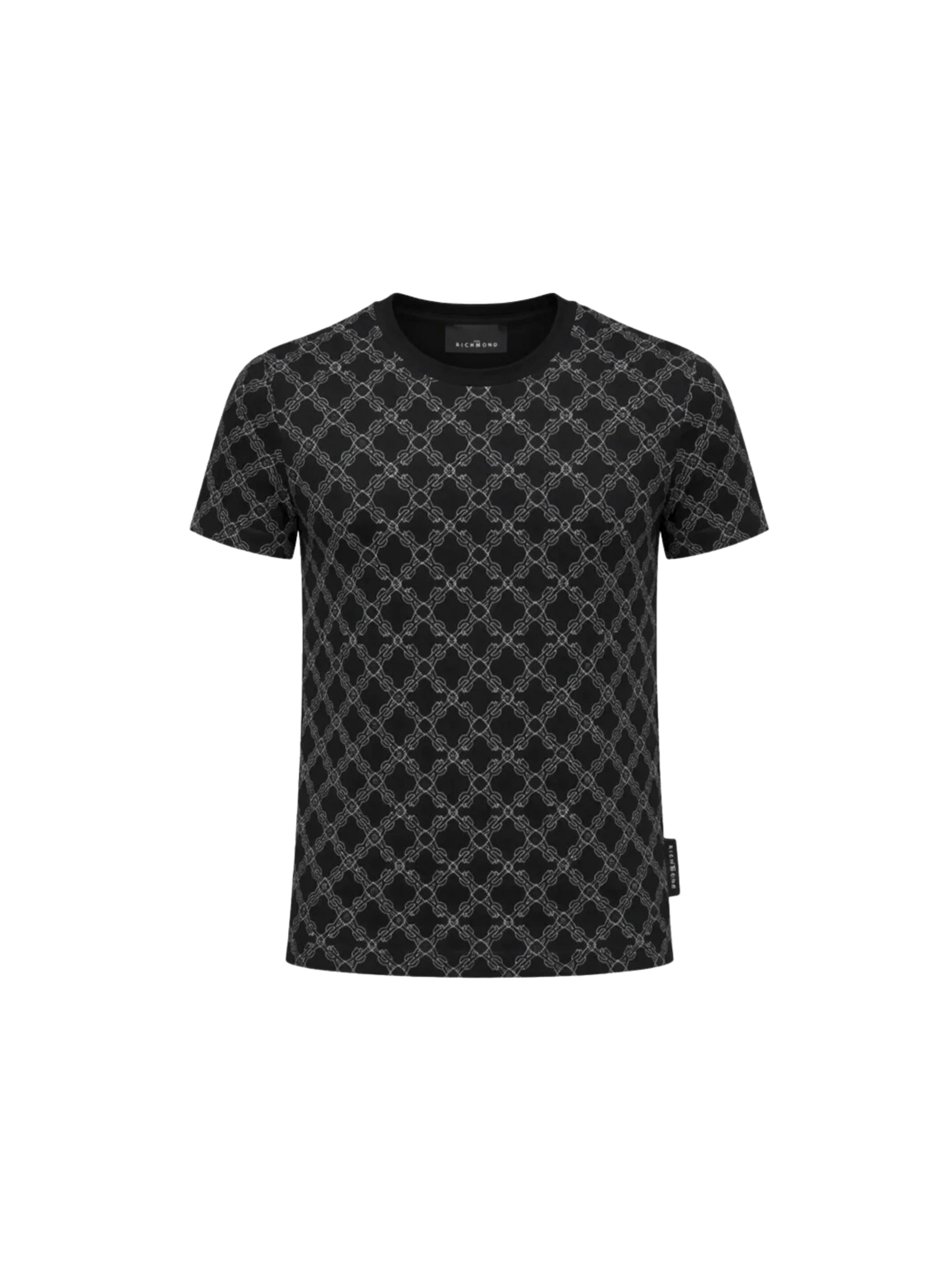 Completo John Richmond nero con fantasia geometrica all over - Image 2