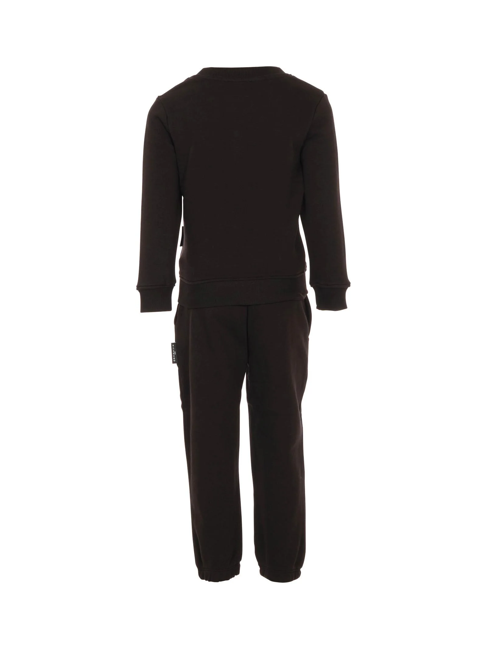 Completo John Richmond nero con logo tono su tono - Image 3