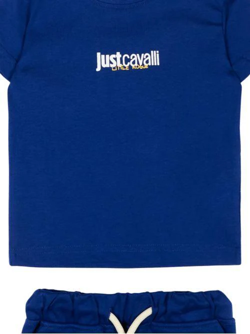 Completo Just Cavalli blu con logo - Image 2