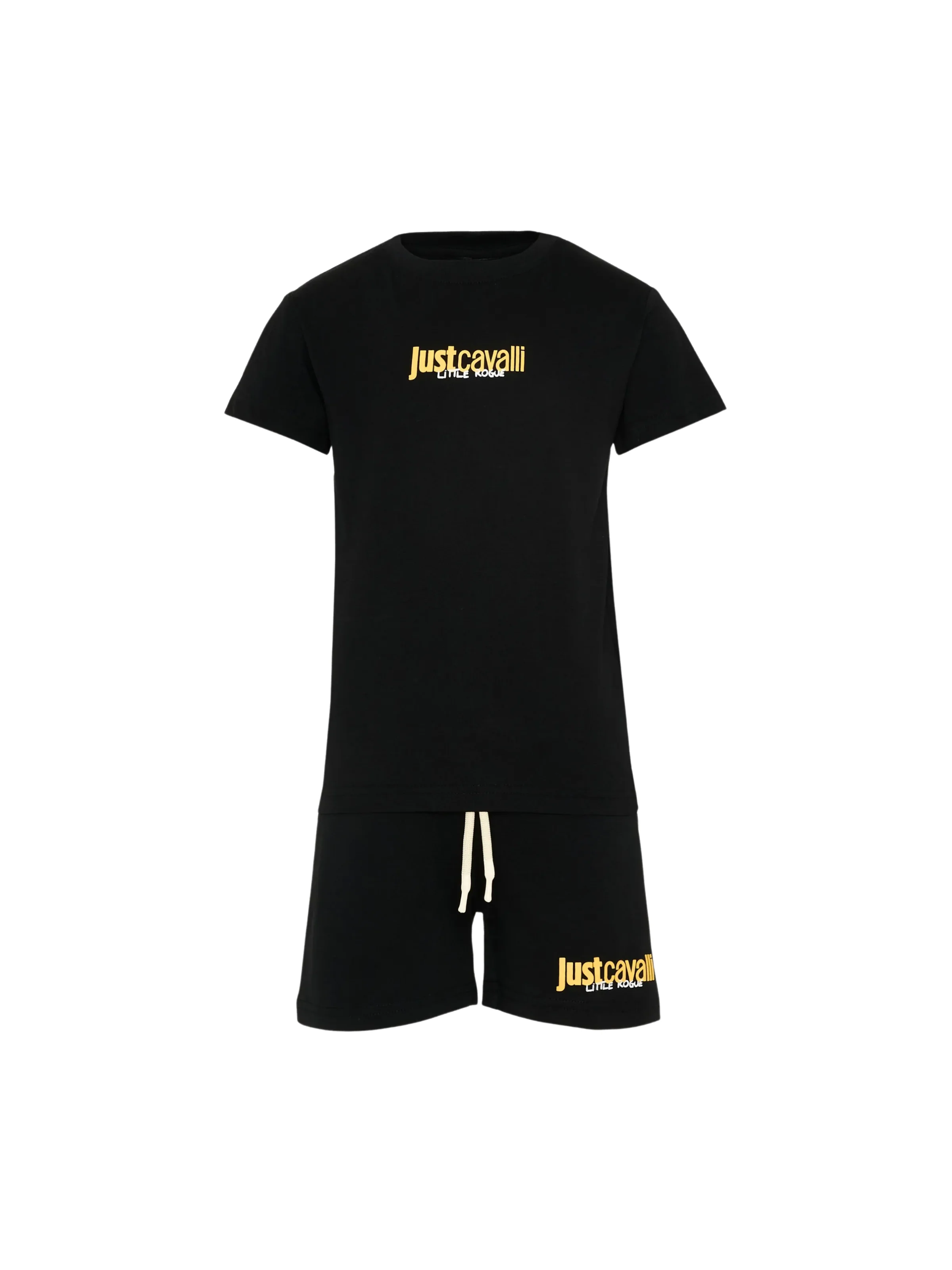 Completo Just Cavalli nero con logo