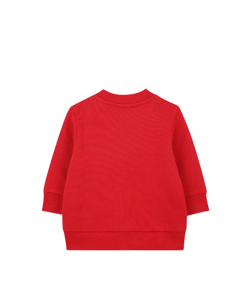 Completo Kenzo rosso con stampa elefante e logo - Image 4