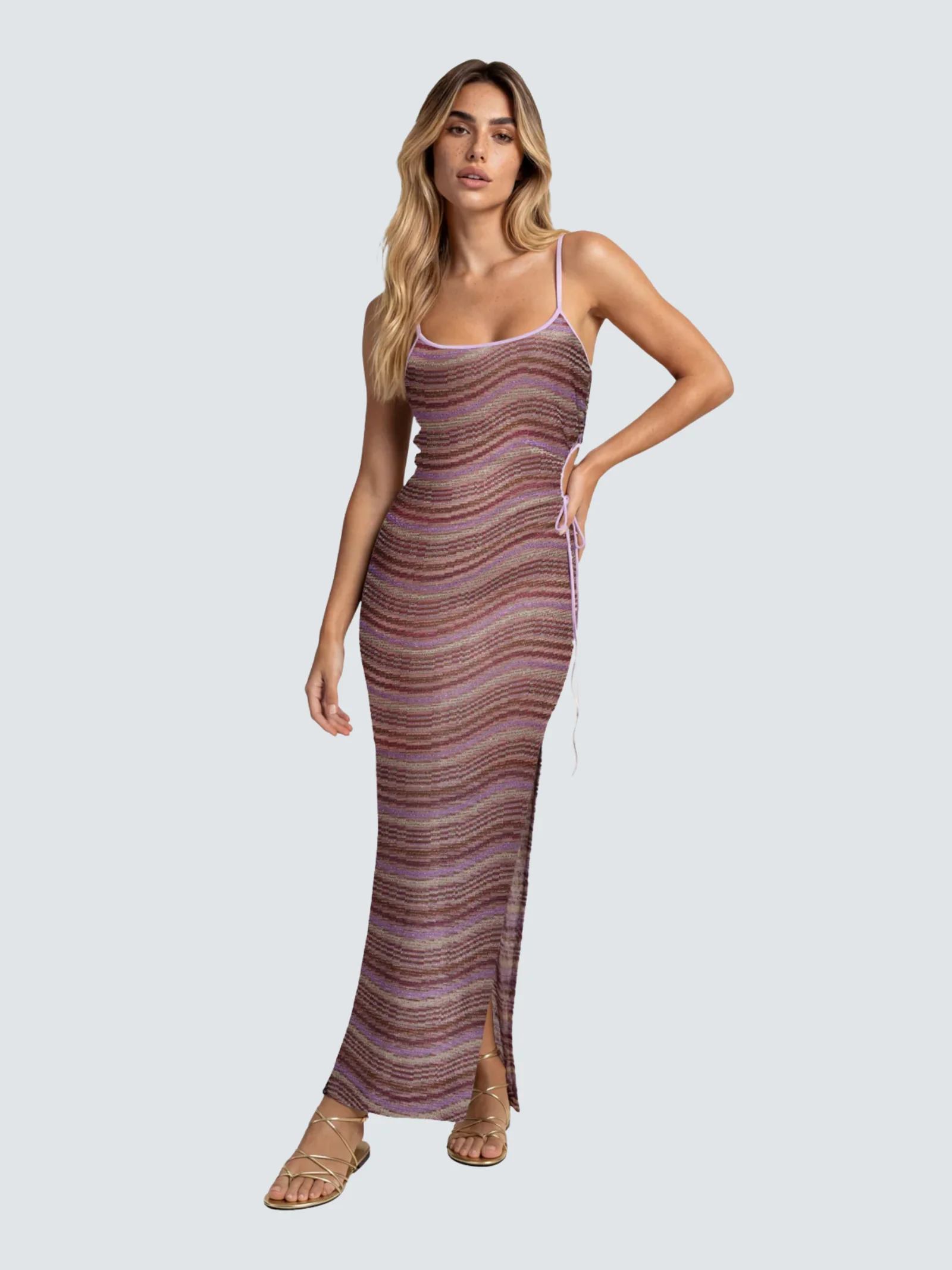 Copri costume lungo Fk multicolor