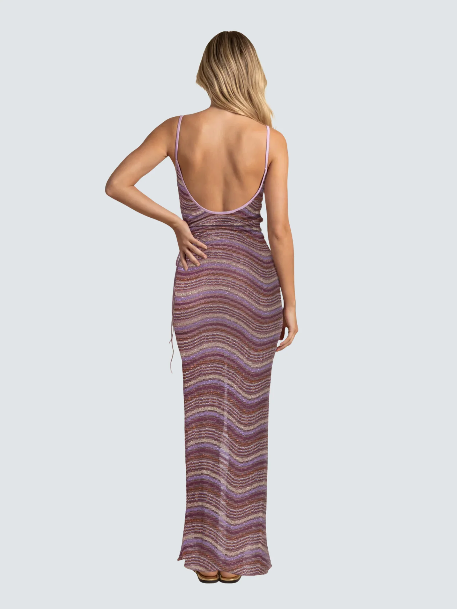 Copri costume lungo Fk multicolor - Image 2