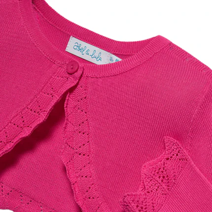 Coprispalle Abel & Lula fucsia in lurex - Image 3