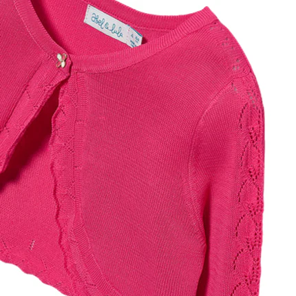 Coprispalle Abel & Lula fucsia in lurex - Image 3